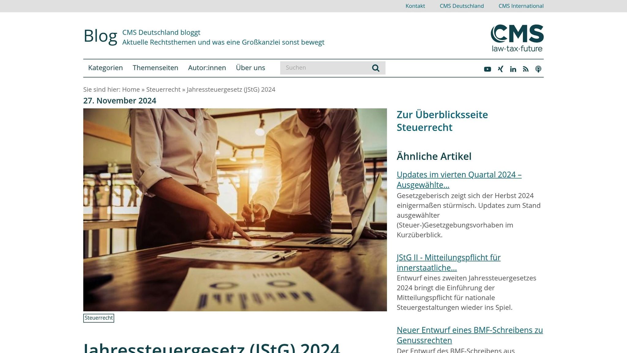 Jahressteuergesetz 2024