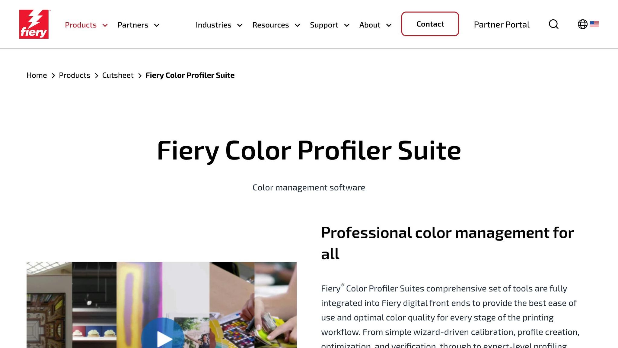 Fiery Color Profiler Suite