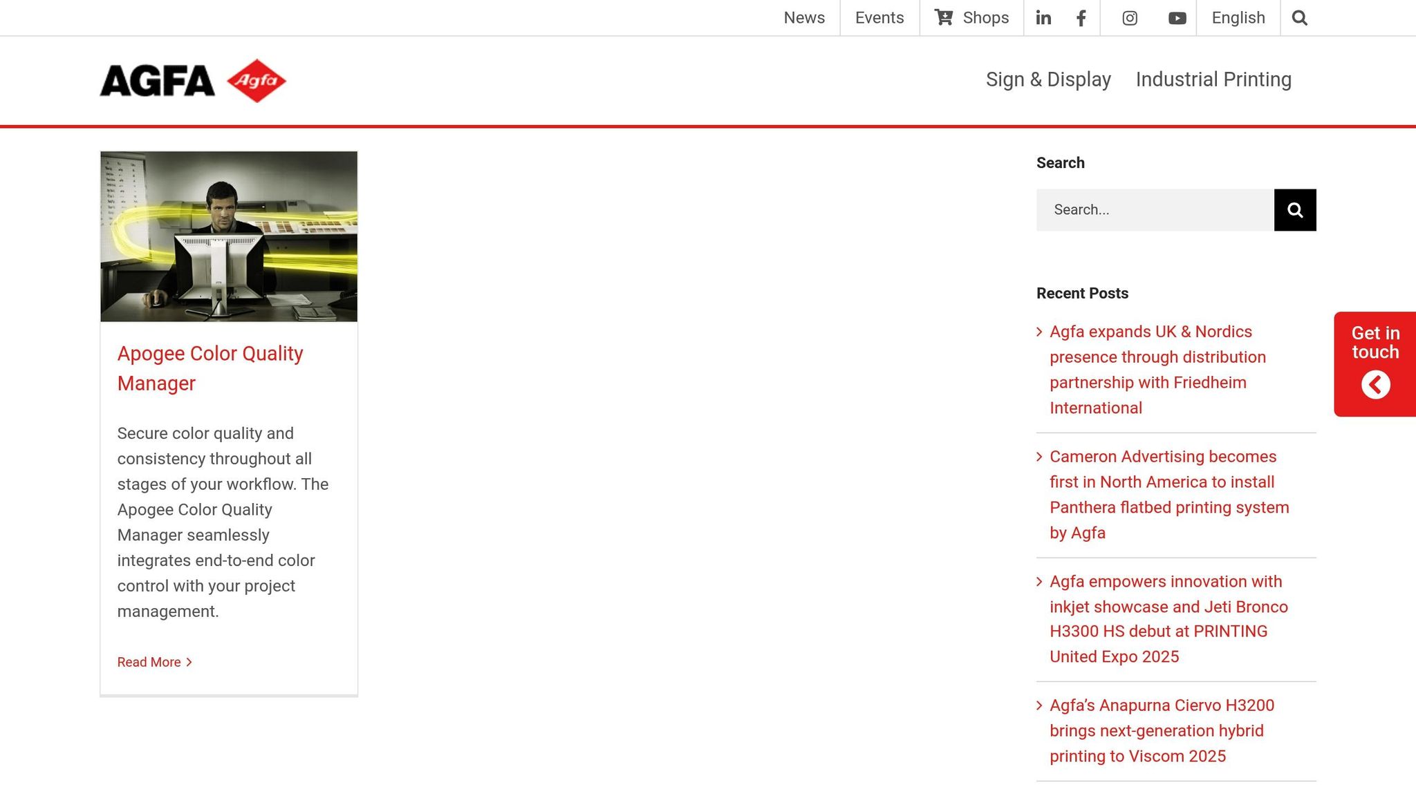 Apogee Color Quality Manager