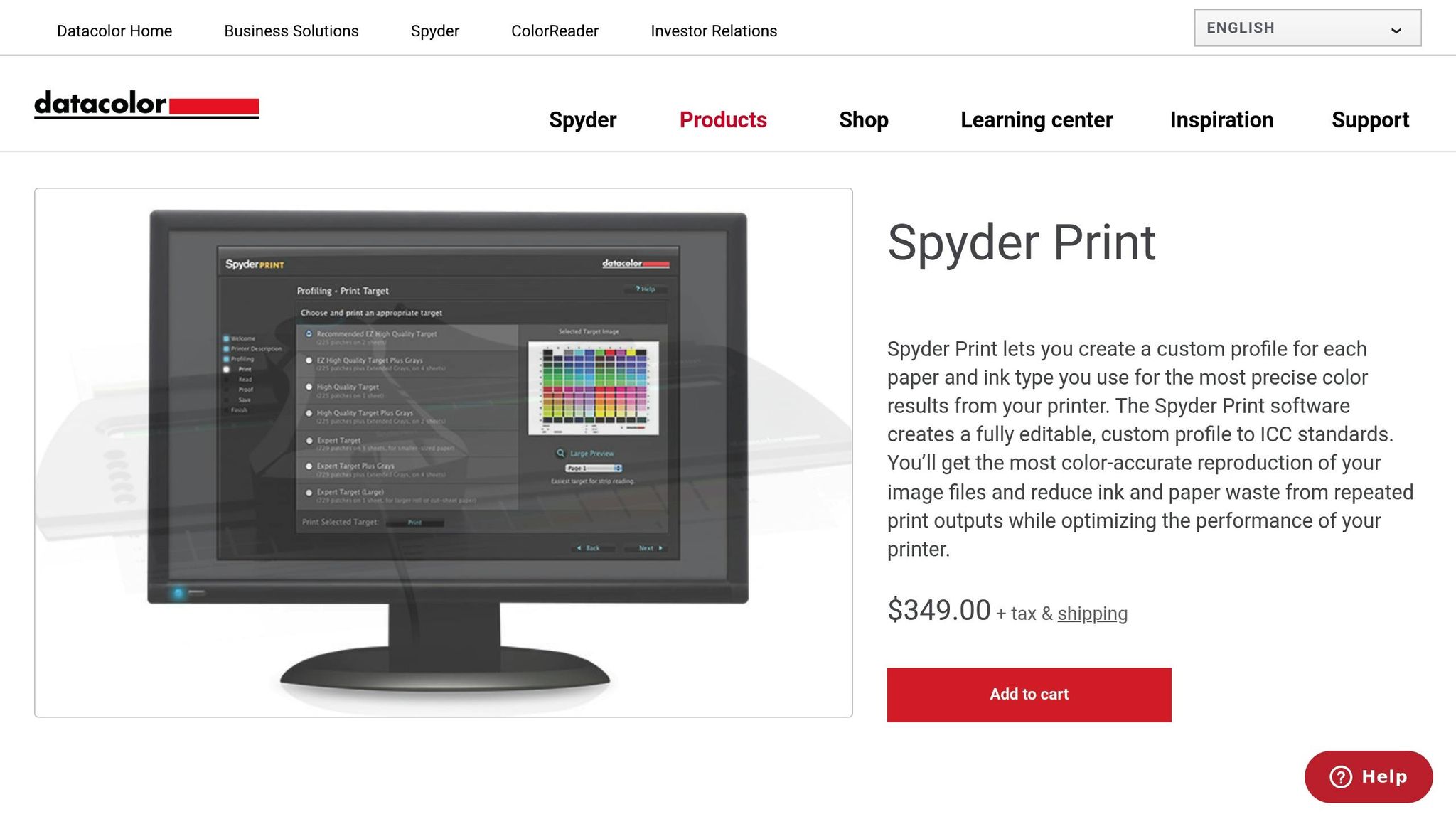 Datacolor Spyder Print