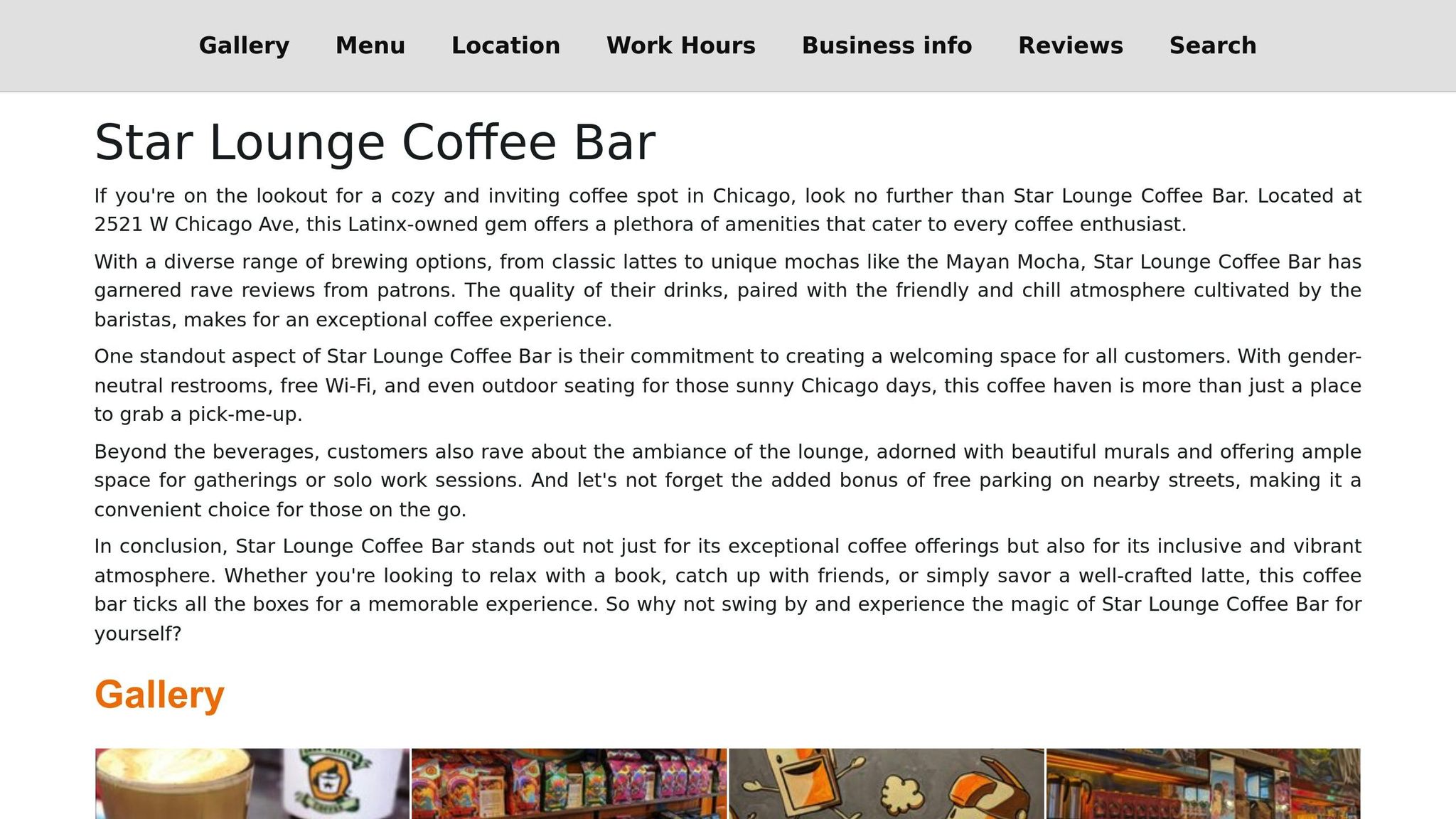 Star Lounge Coffee Bar