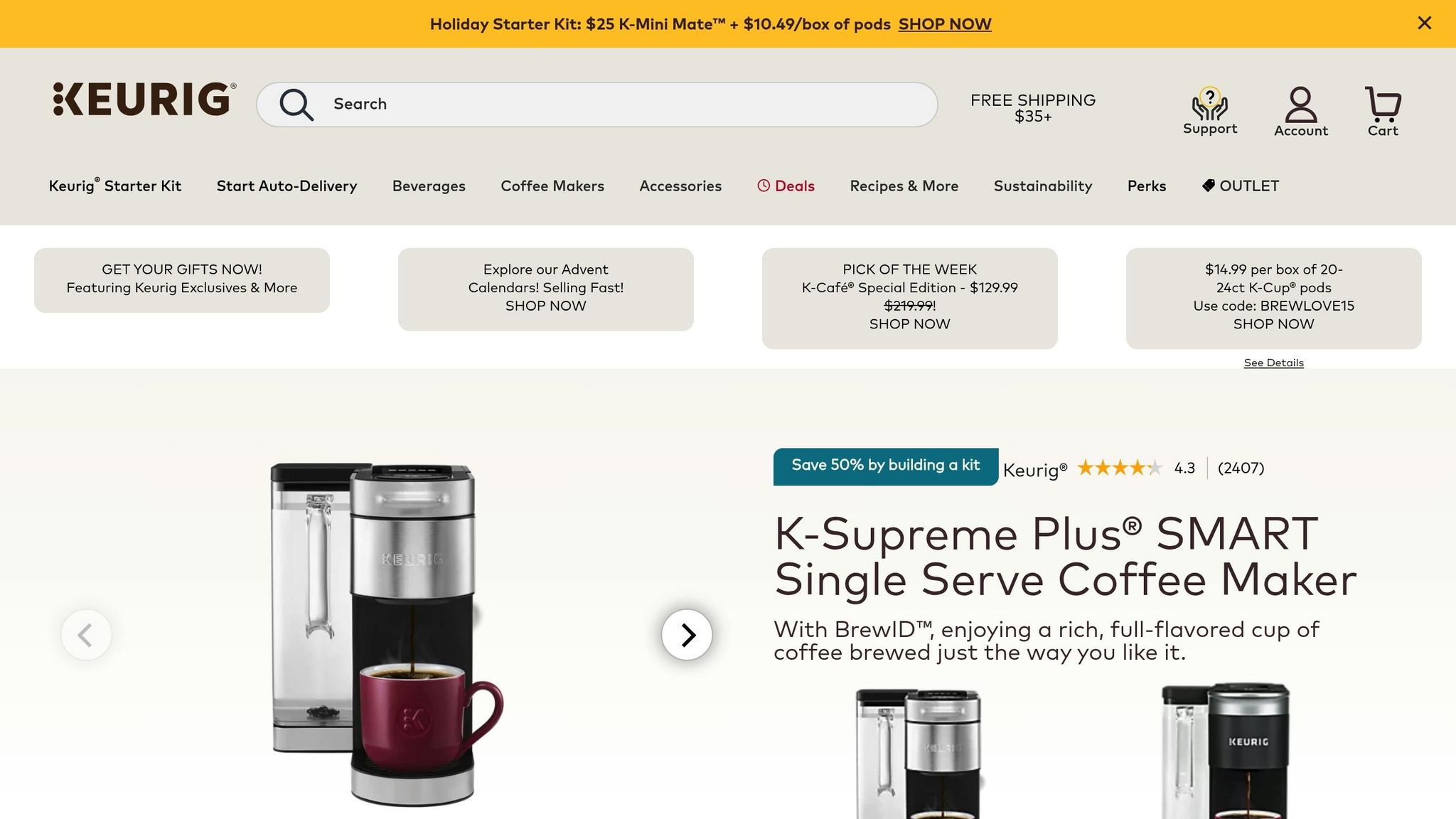 Keurig K-Supreme Plus Smart