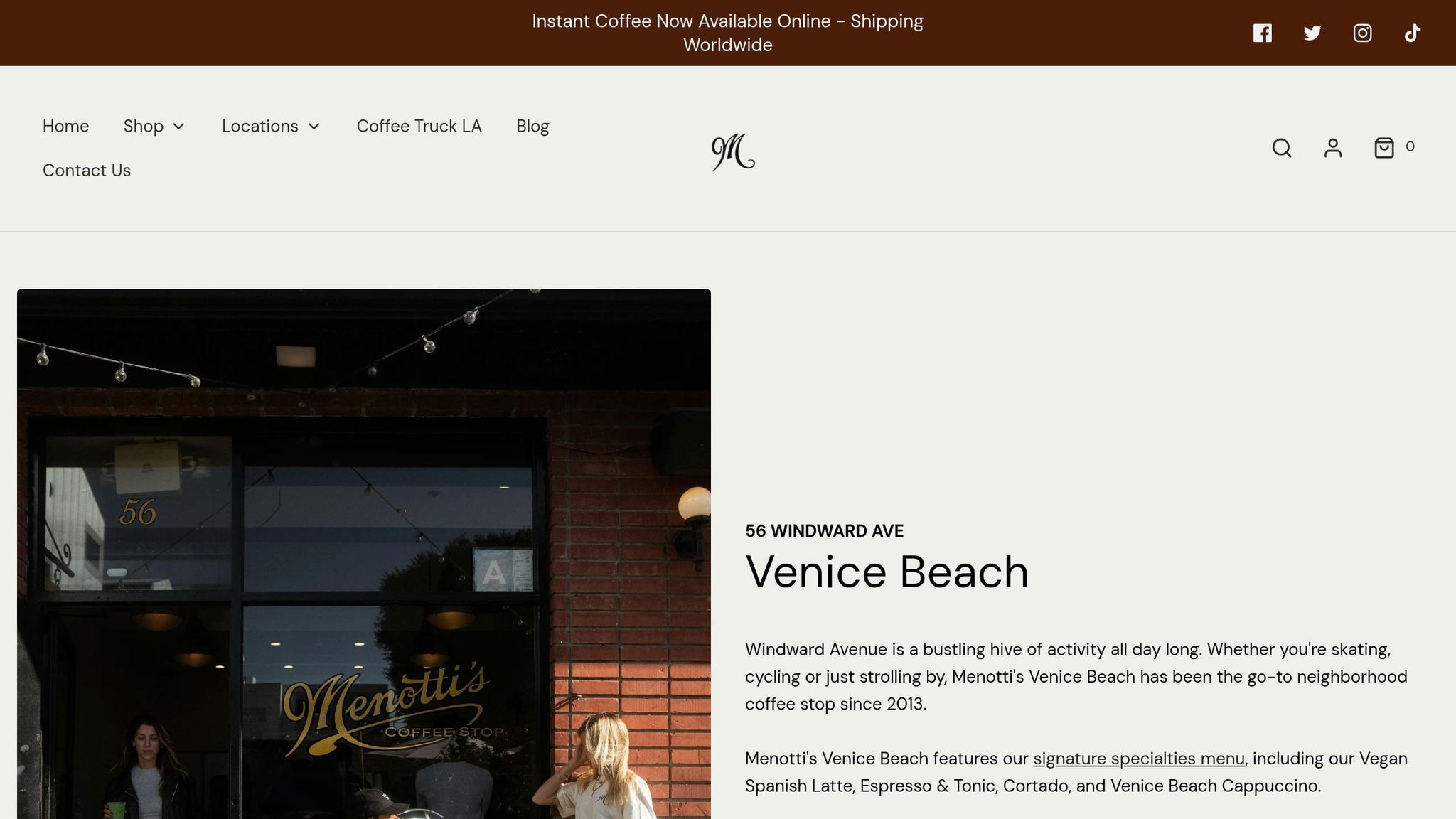 Menotti's Coffee Stop