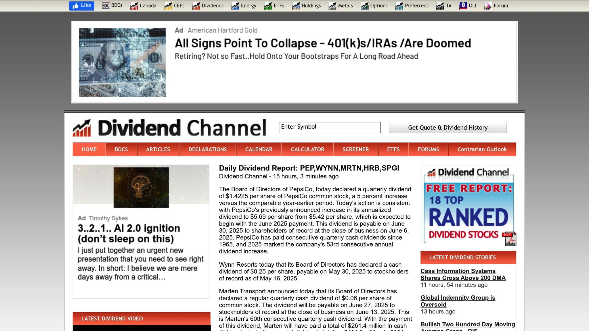 Dividend Channel