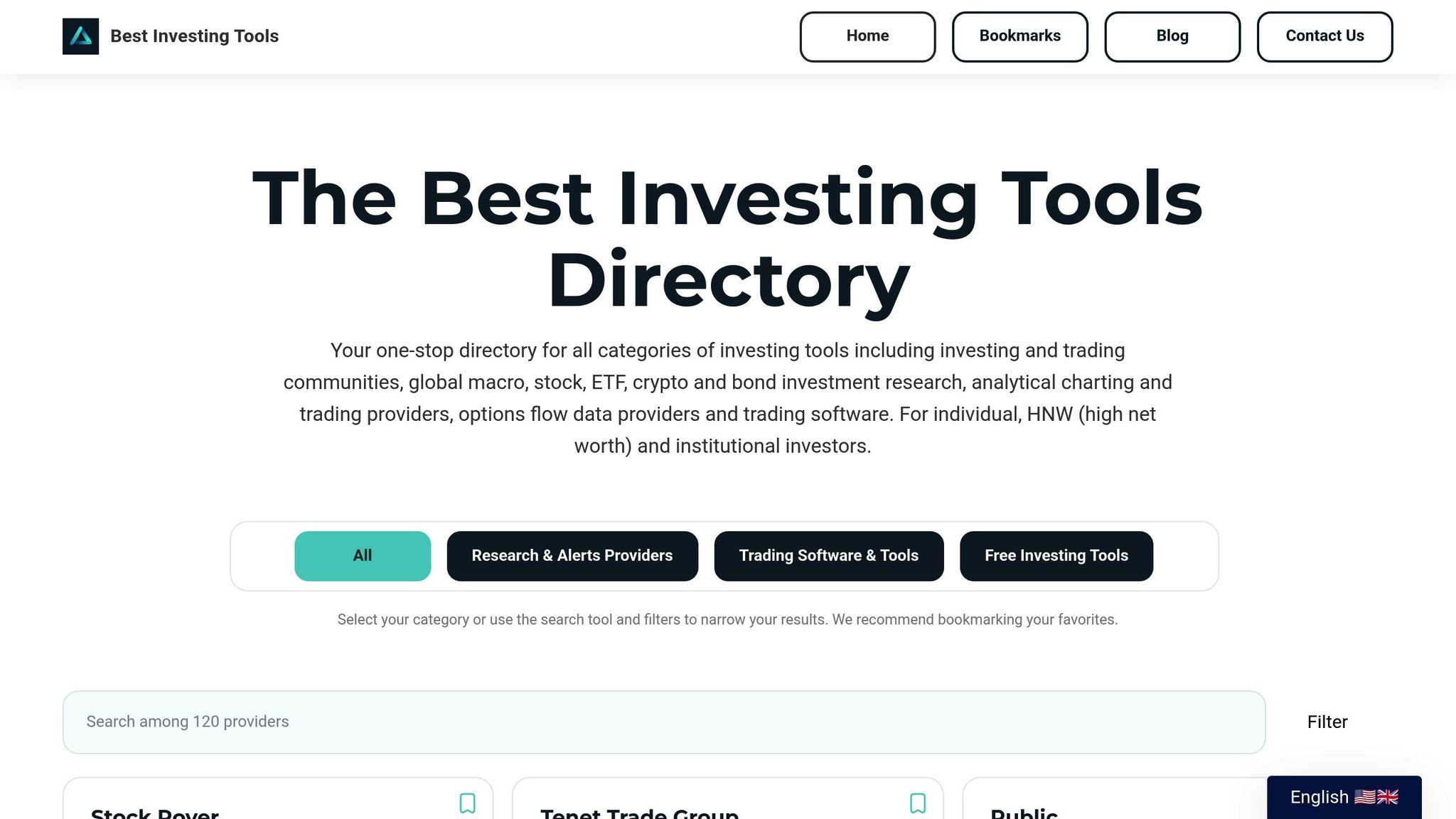Best Investing Tools Directory