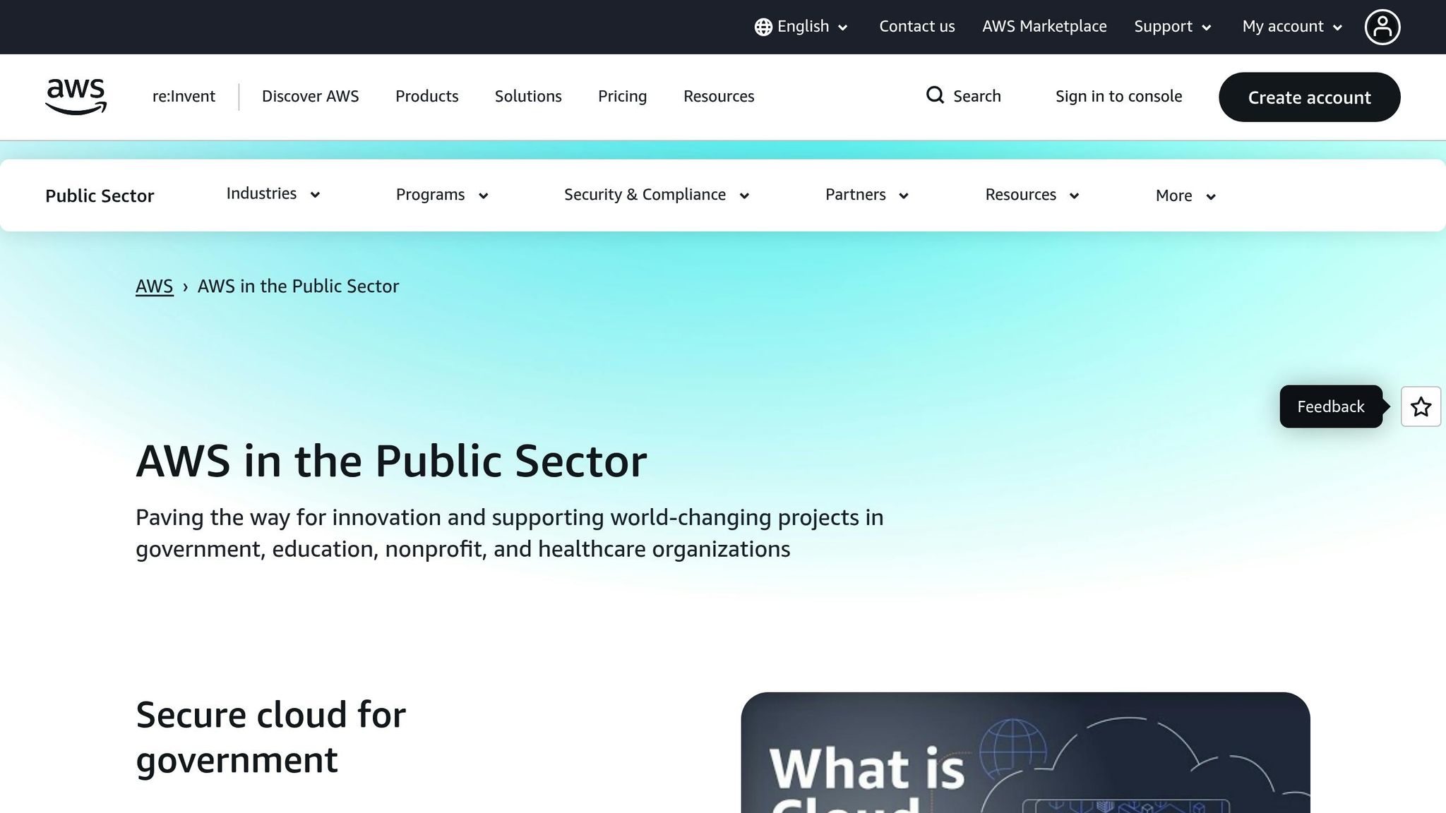 AWS Public Sector