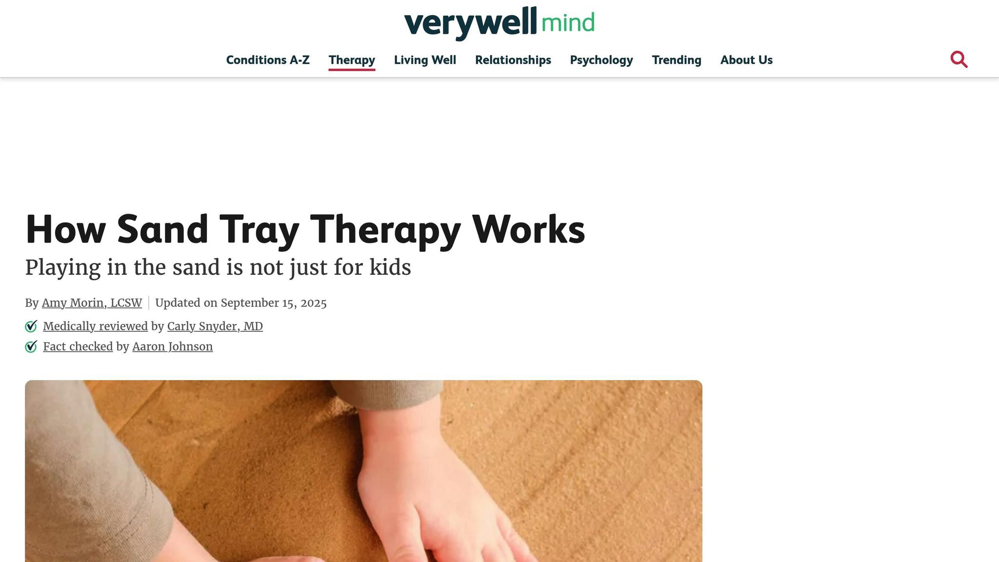 Sand Tray Therapy