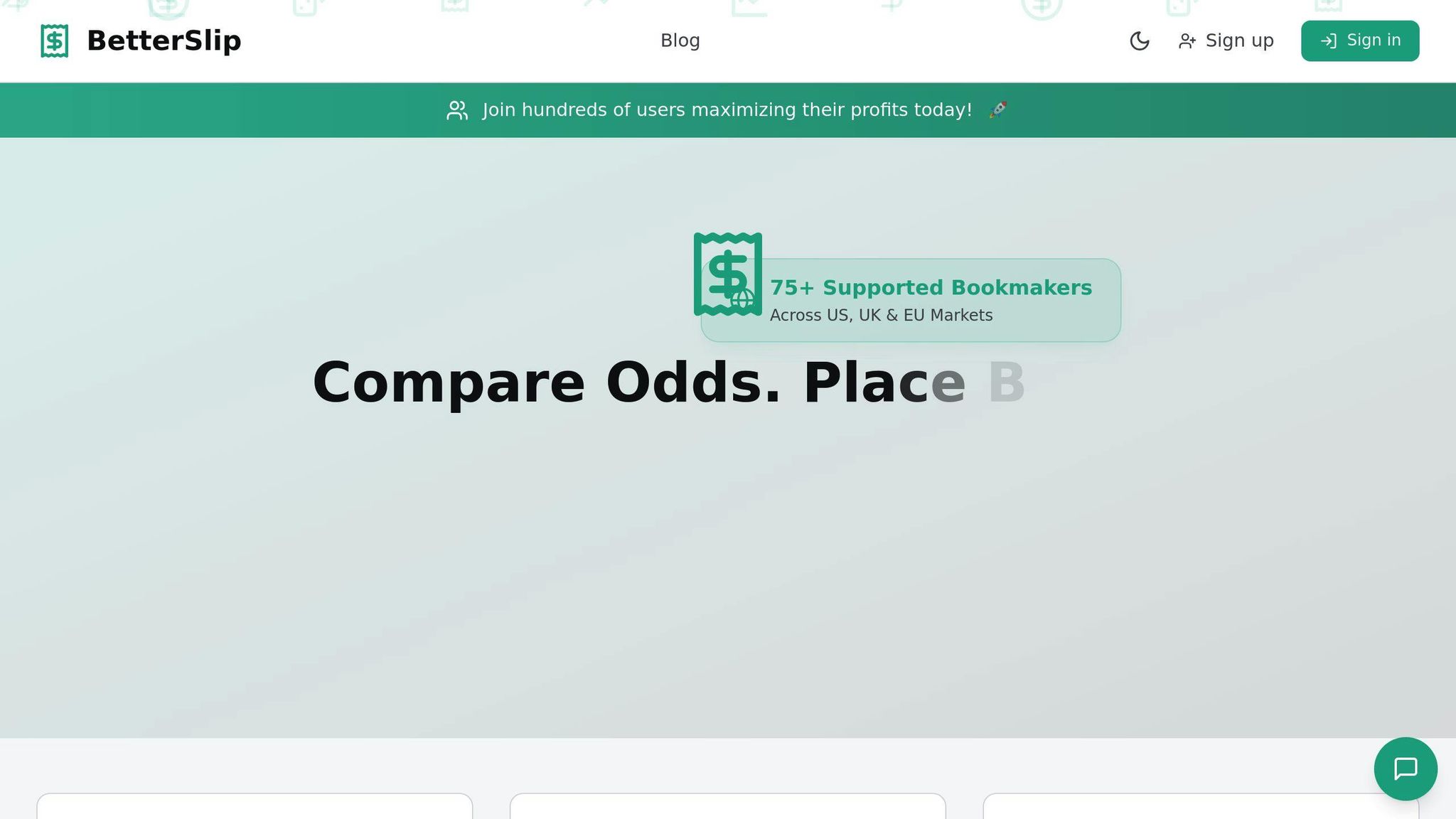 BetterSlip: Tools for Smarter Betting