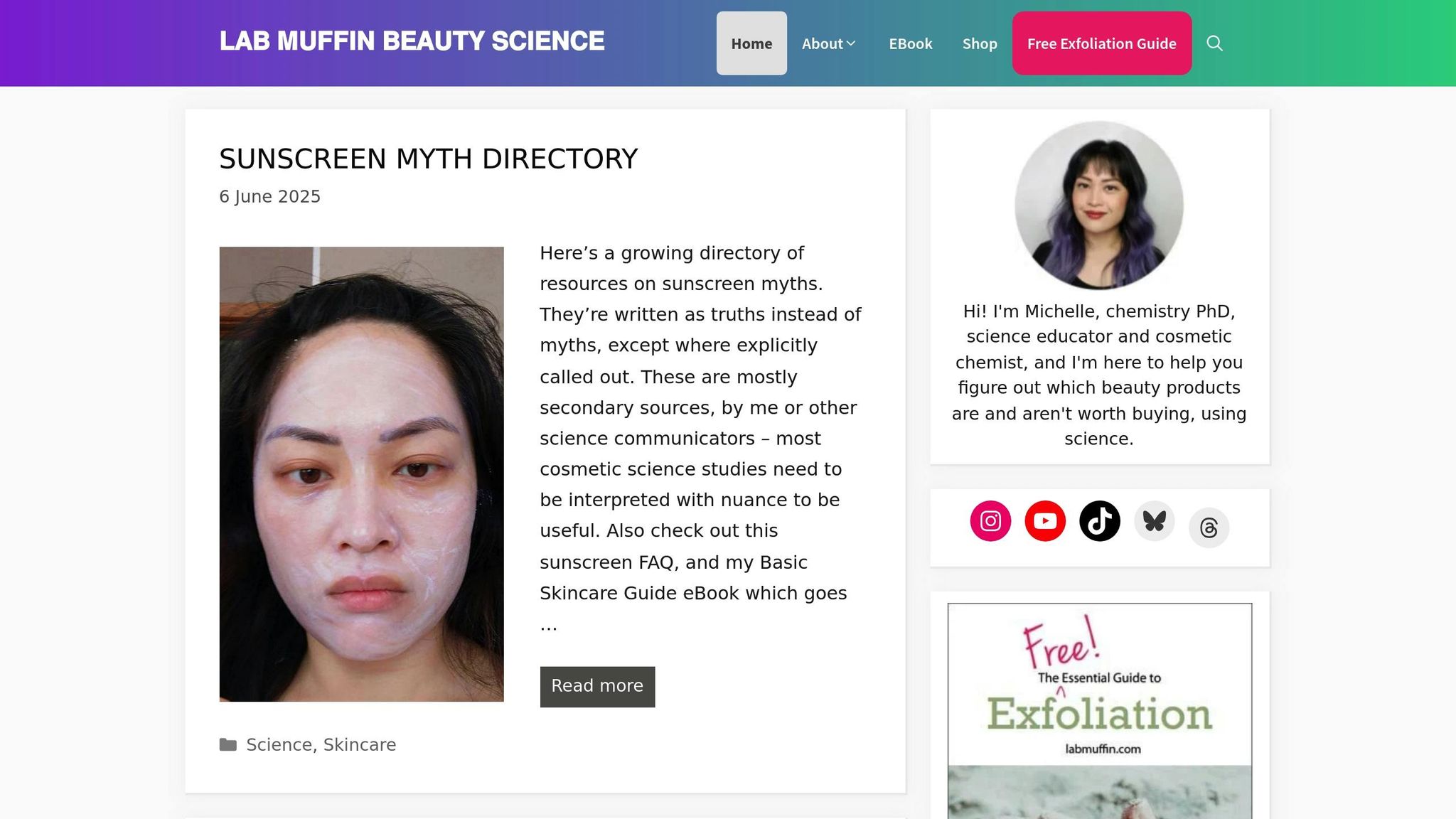 Lab Muffin Beauty Science