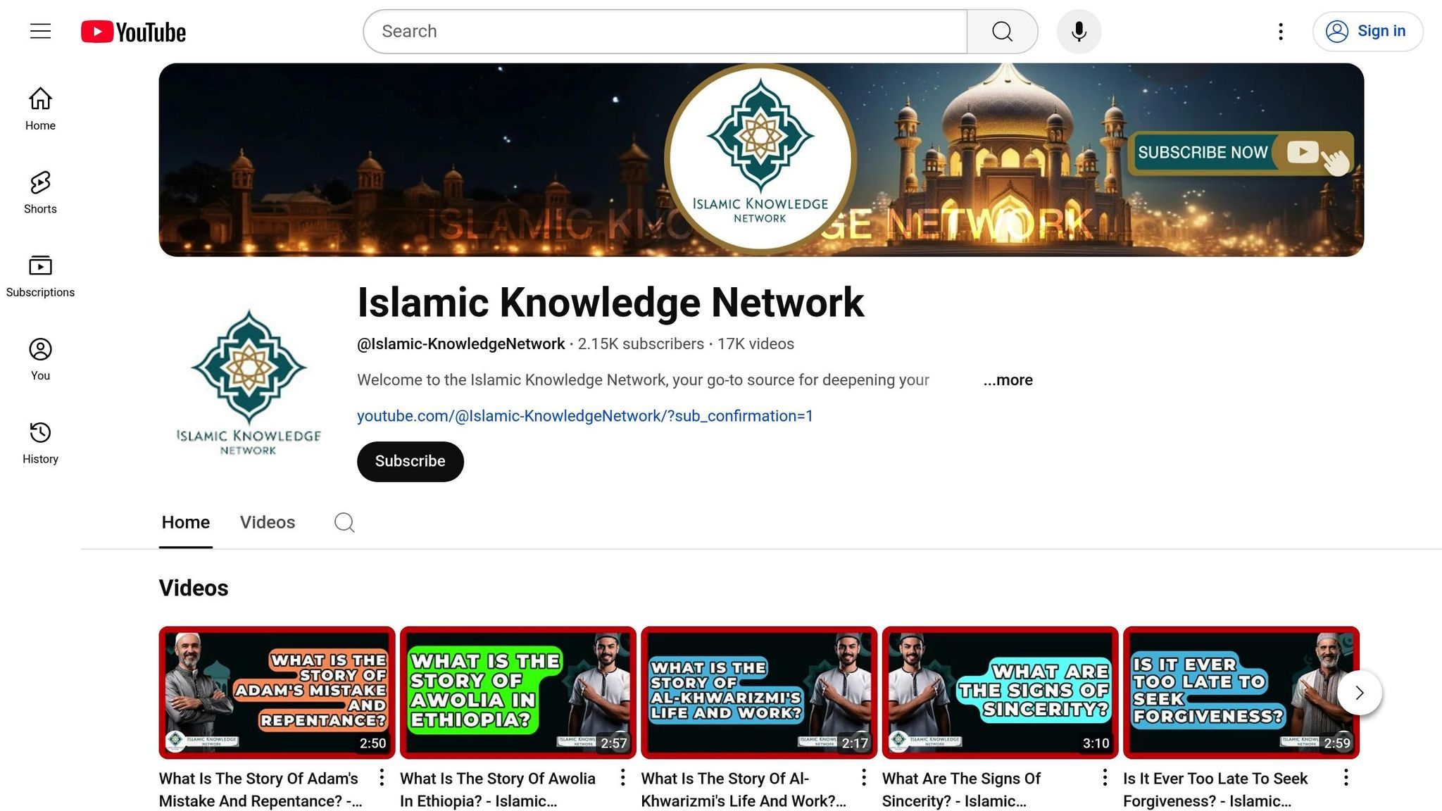 Islamic Knowledge Network