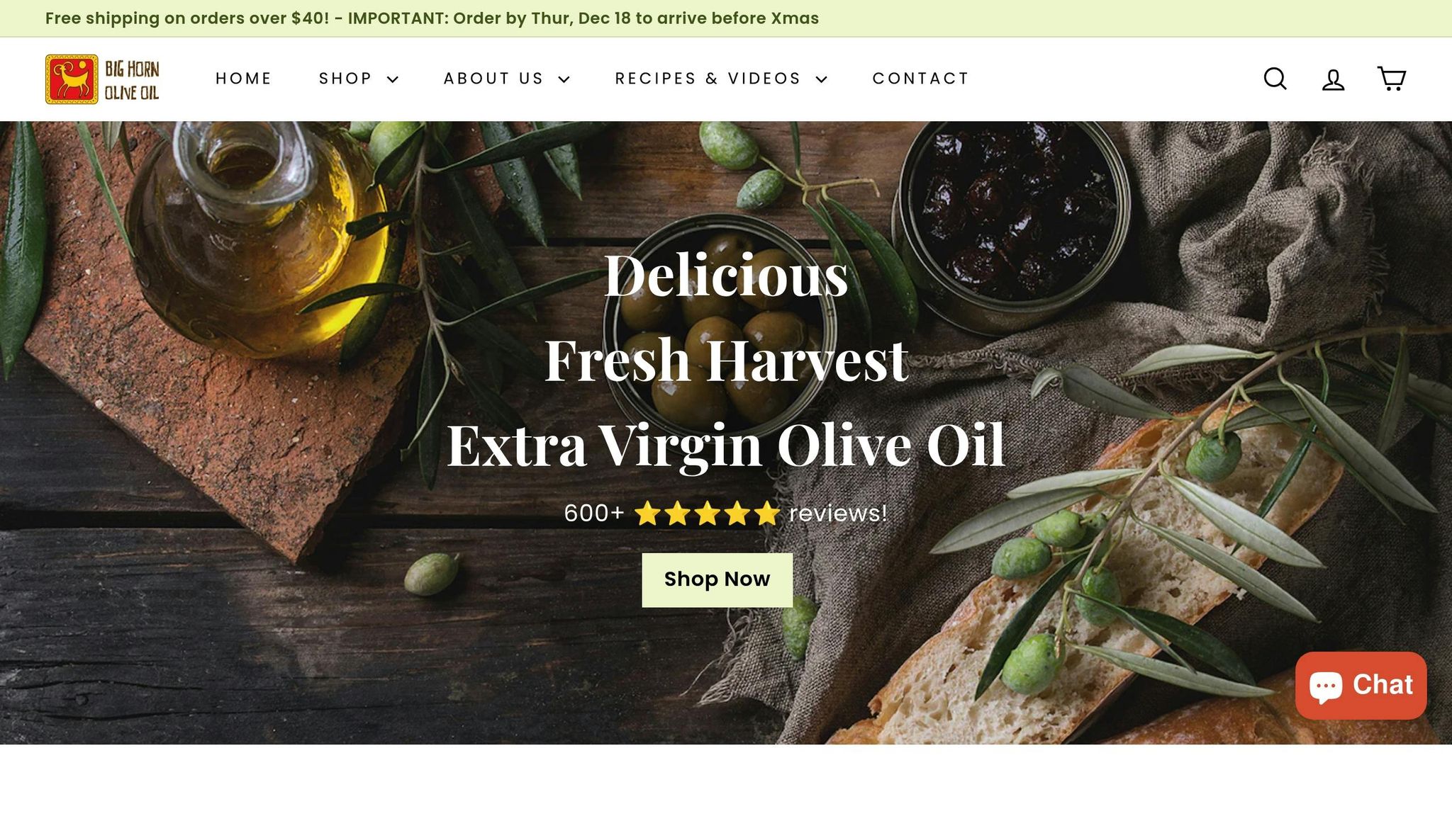 Big Horn Olive Oil