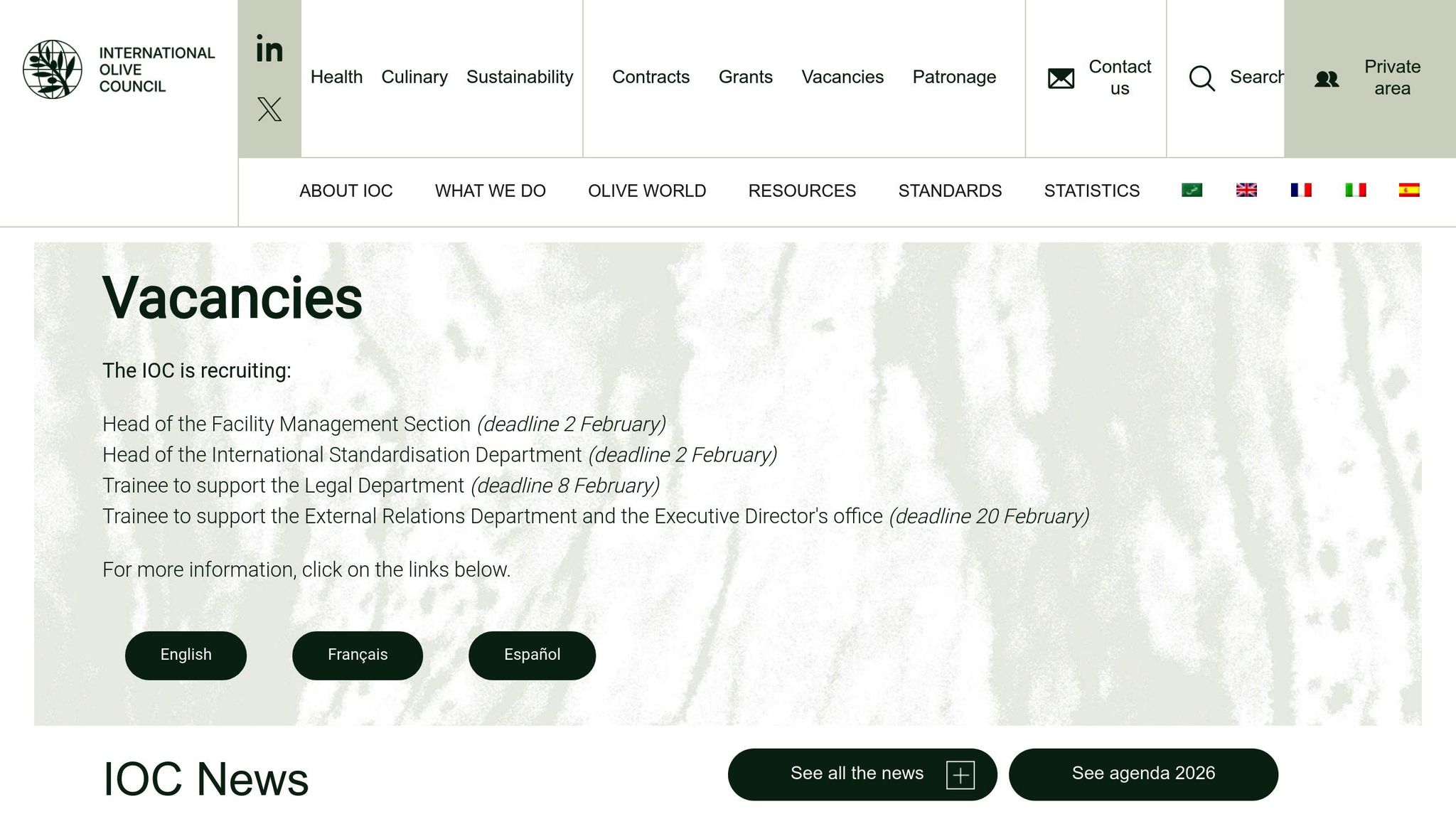 International Olive Council