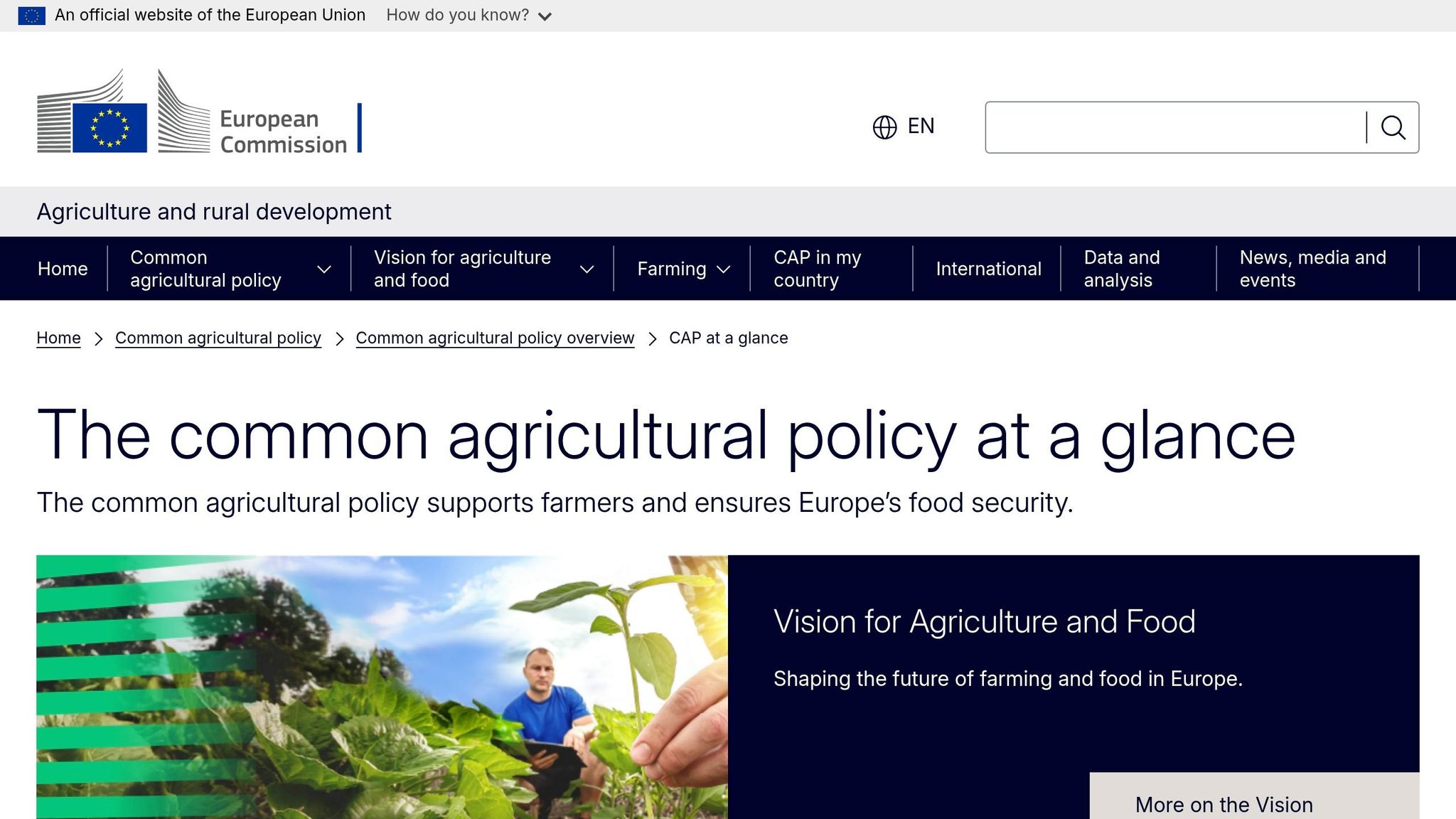 Common Agricultural Policy