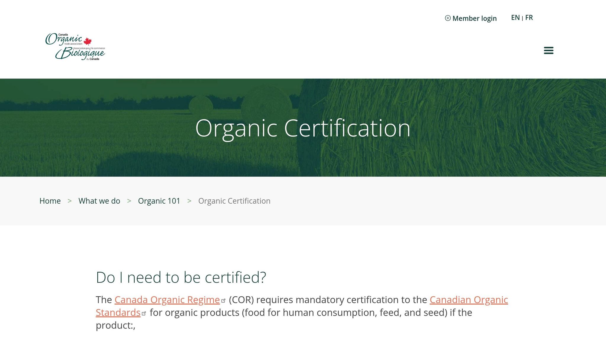 Canada Organic