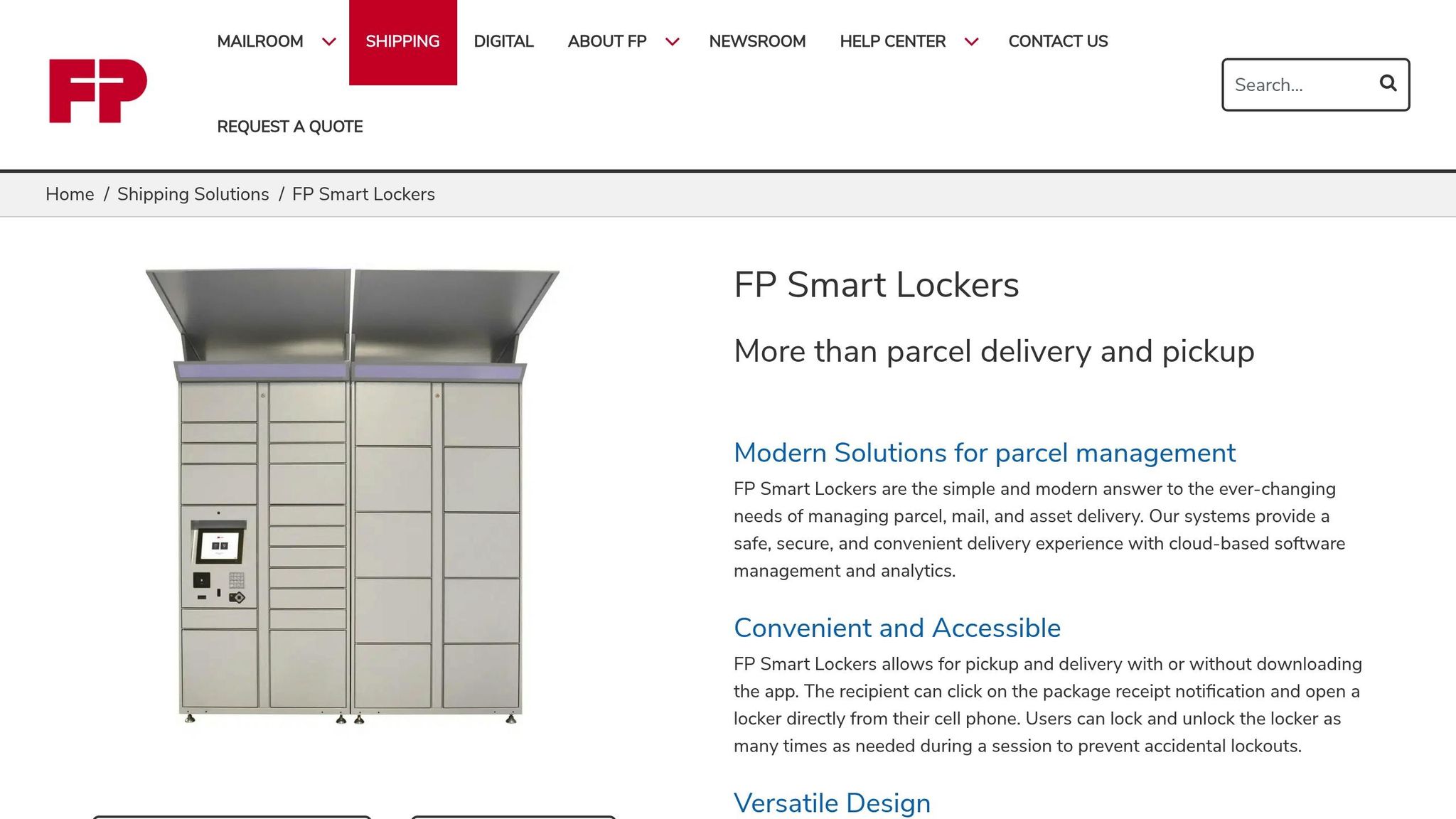 FP Smart Lockers