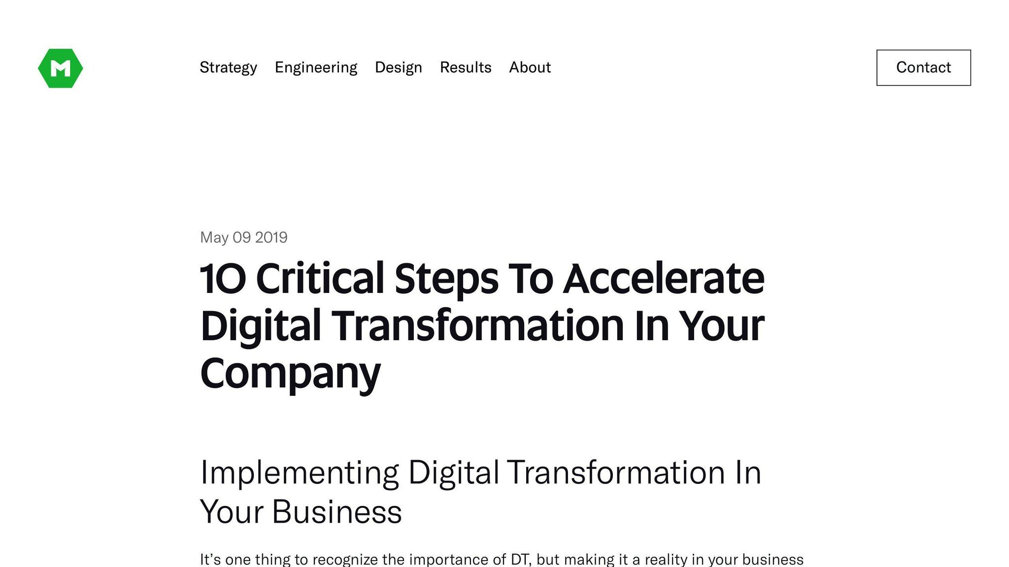 Digital Transformation