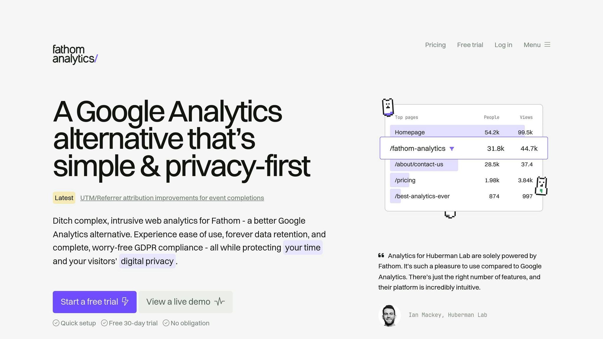 Fathom Analytics
