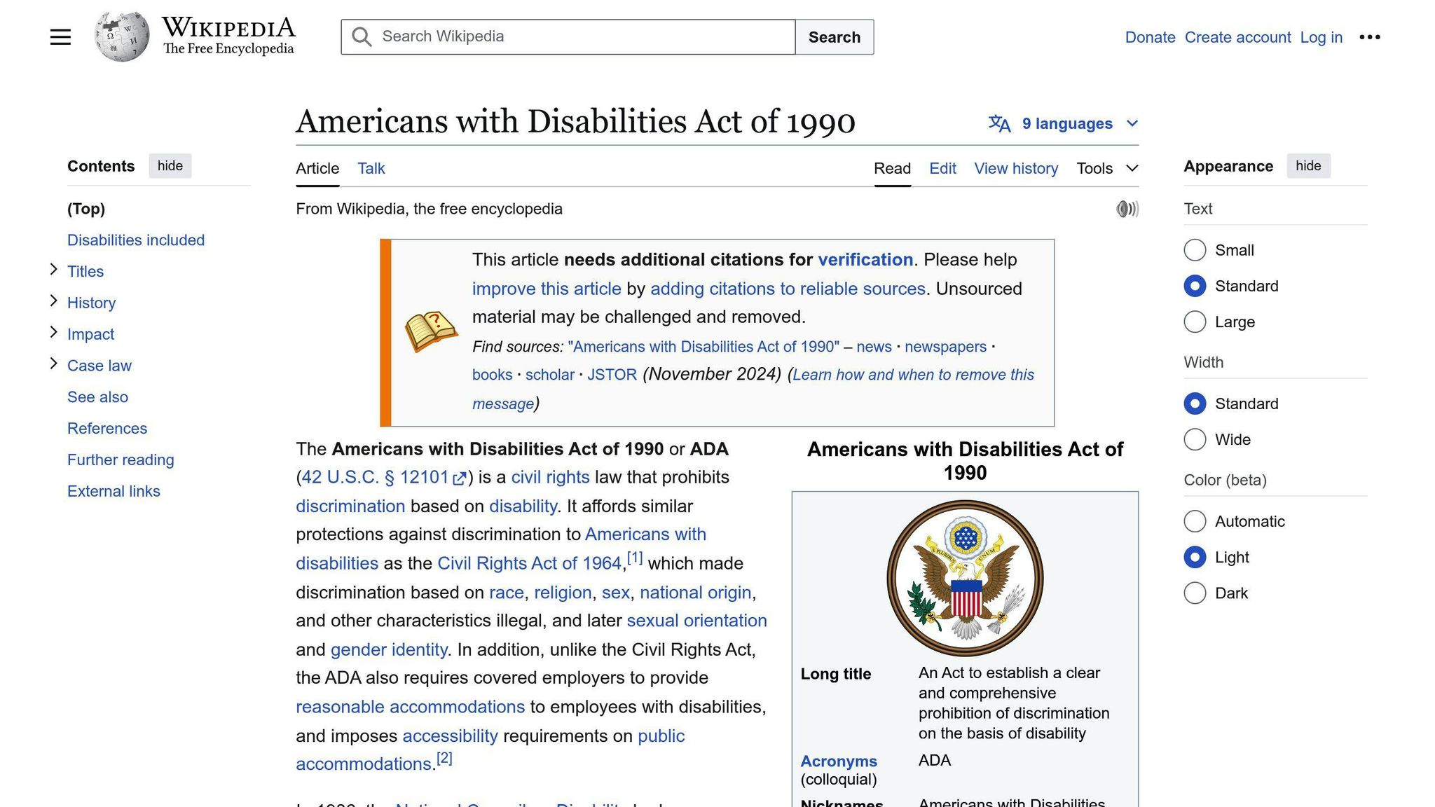 ADA