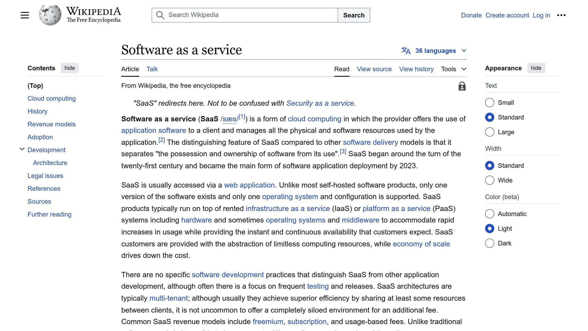 Software as a Service