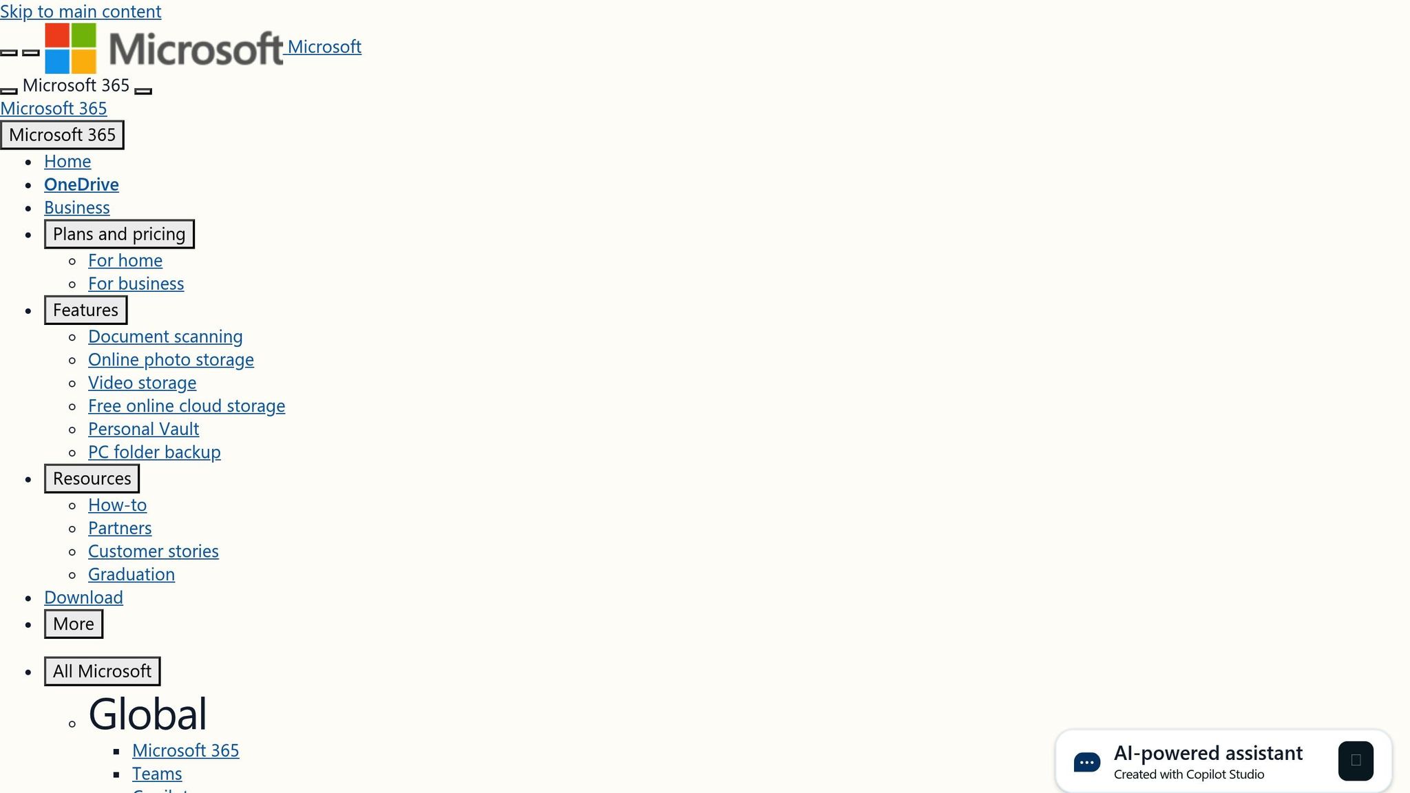 Microsoft OneDrive for Business