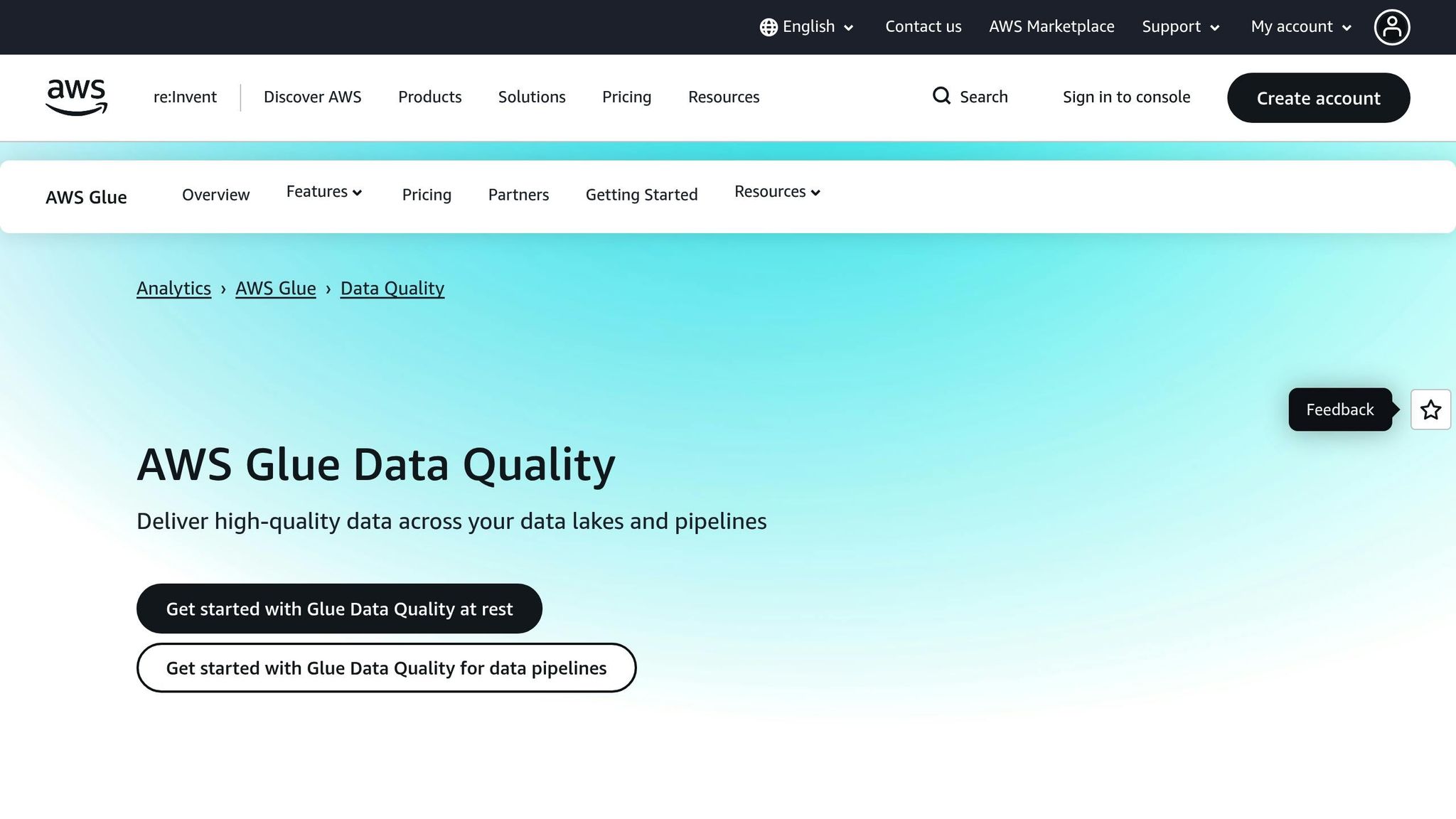 AWS Glue Data Quality