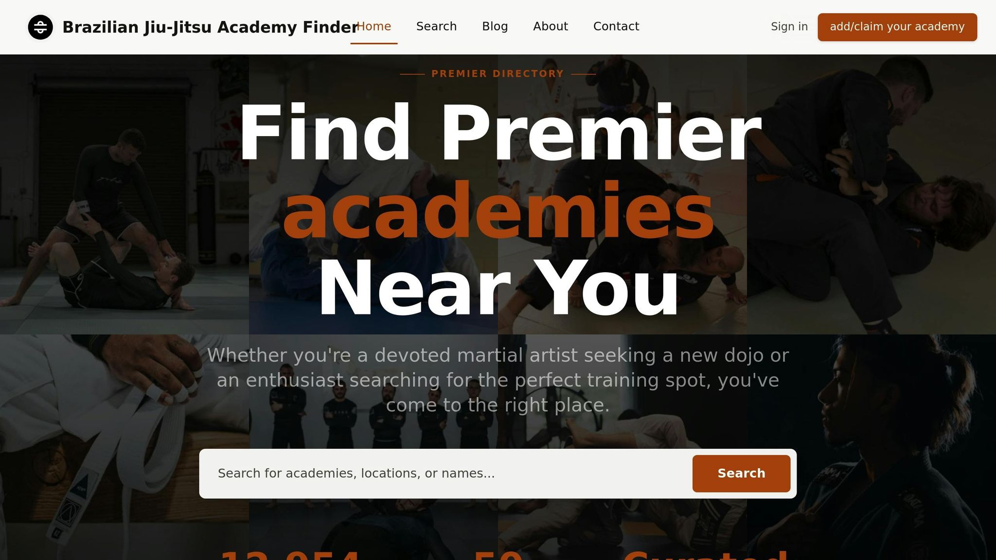 Brazilian Jiu-Jitsu Gyms Directory