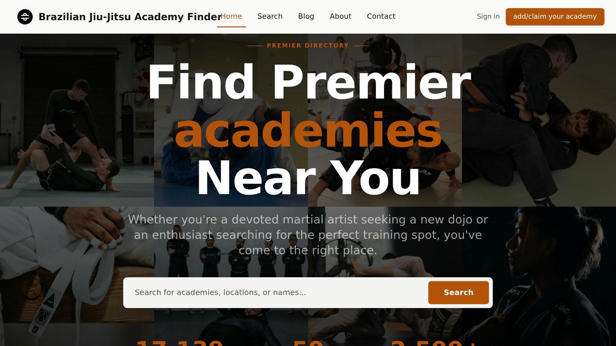 Brazilian Jiu-Jitsu Gyms Directory