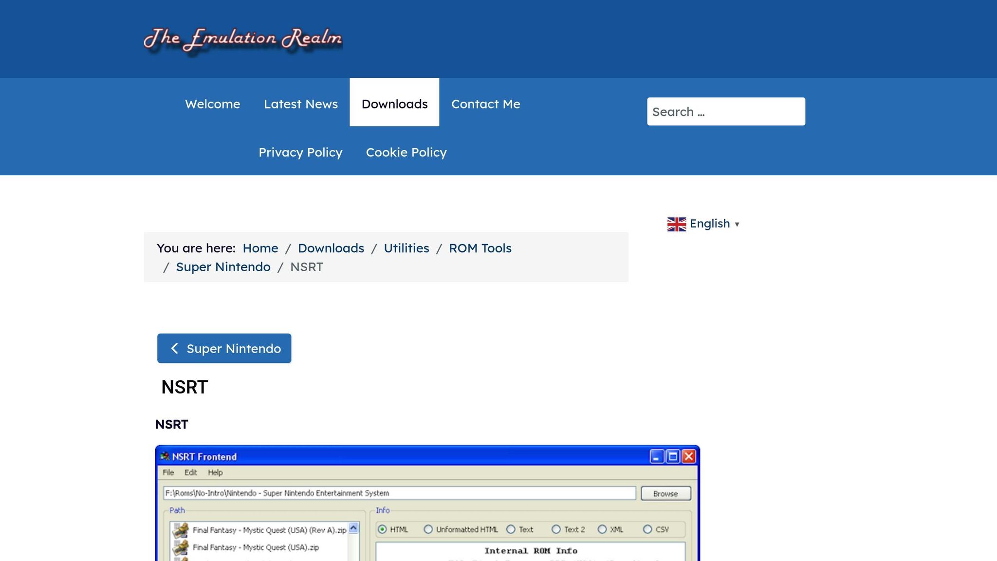 Nach's SNES ROM Tools