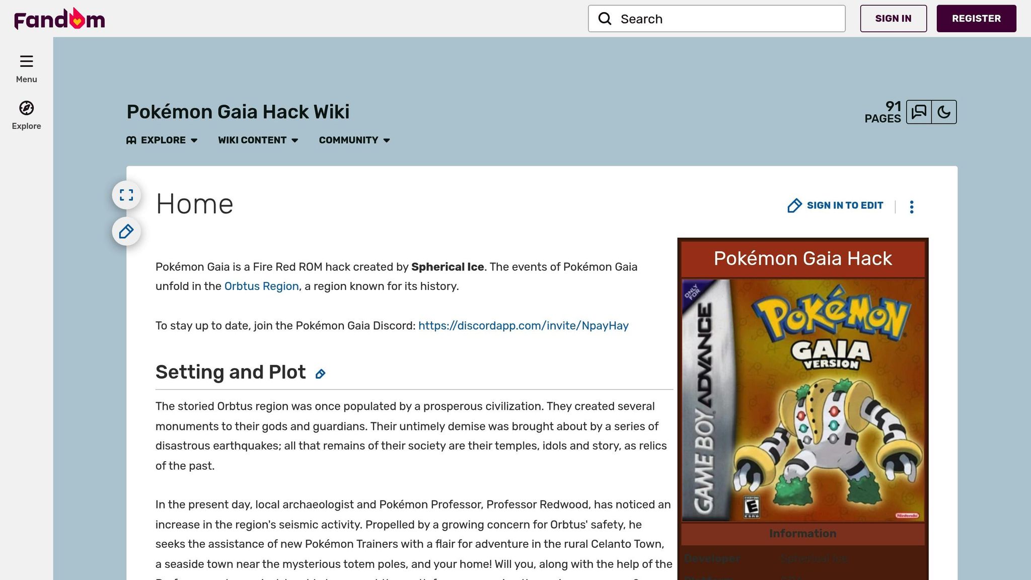 Pokémon Gaia