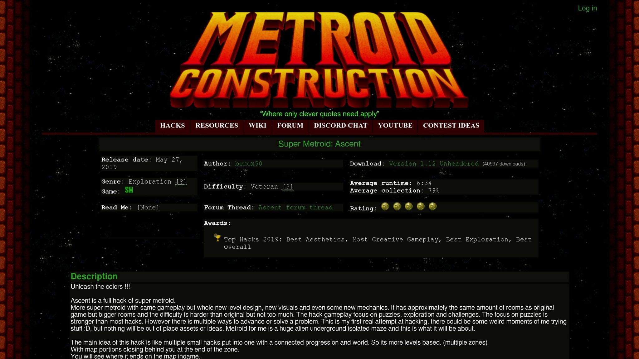 Super Metroid Ascent