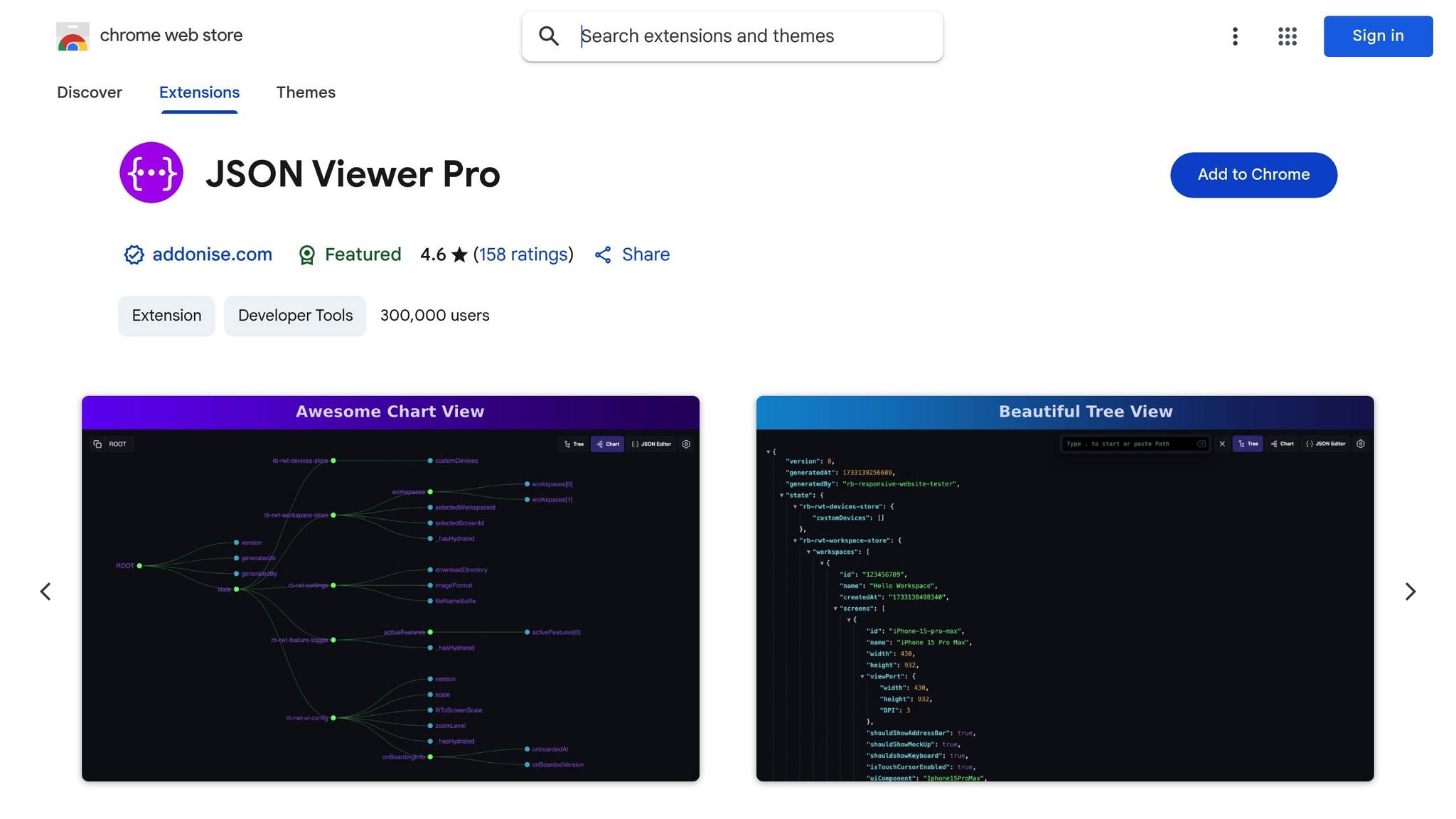 JSON Viewer Pro