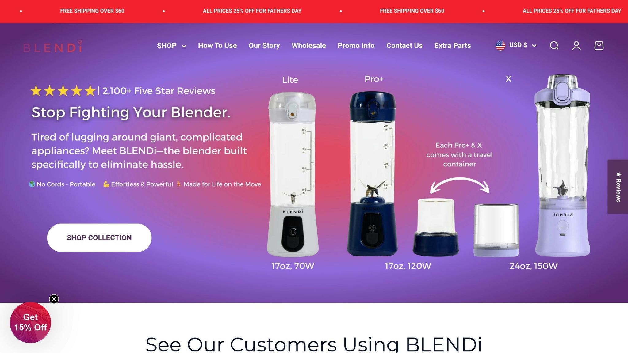 BLENDi Portable Blender