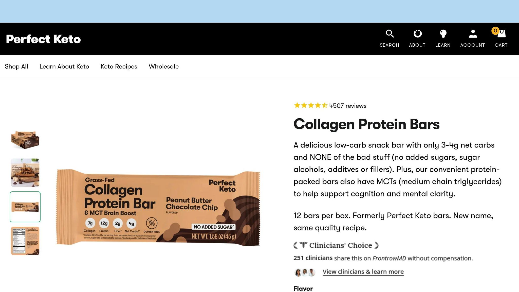 Perfect Keto Bars