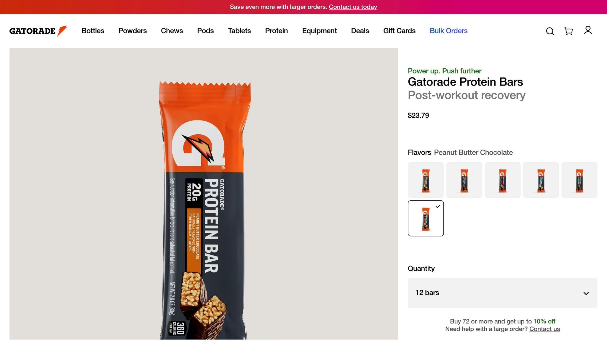 Gatorade Whey Protein Bars