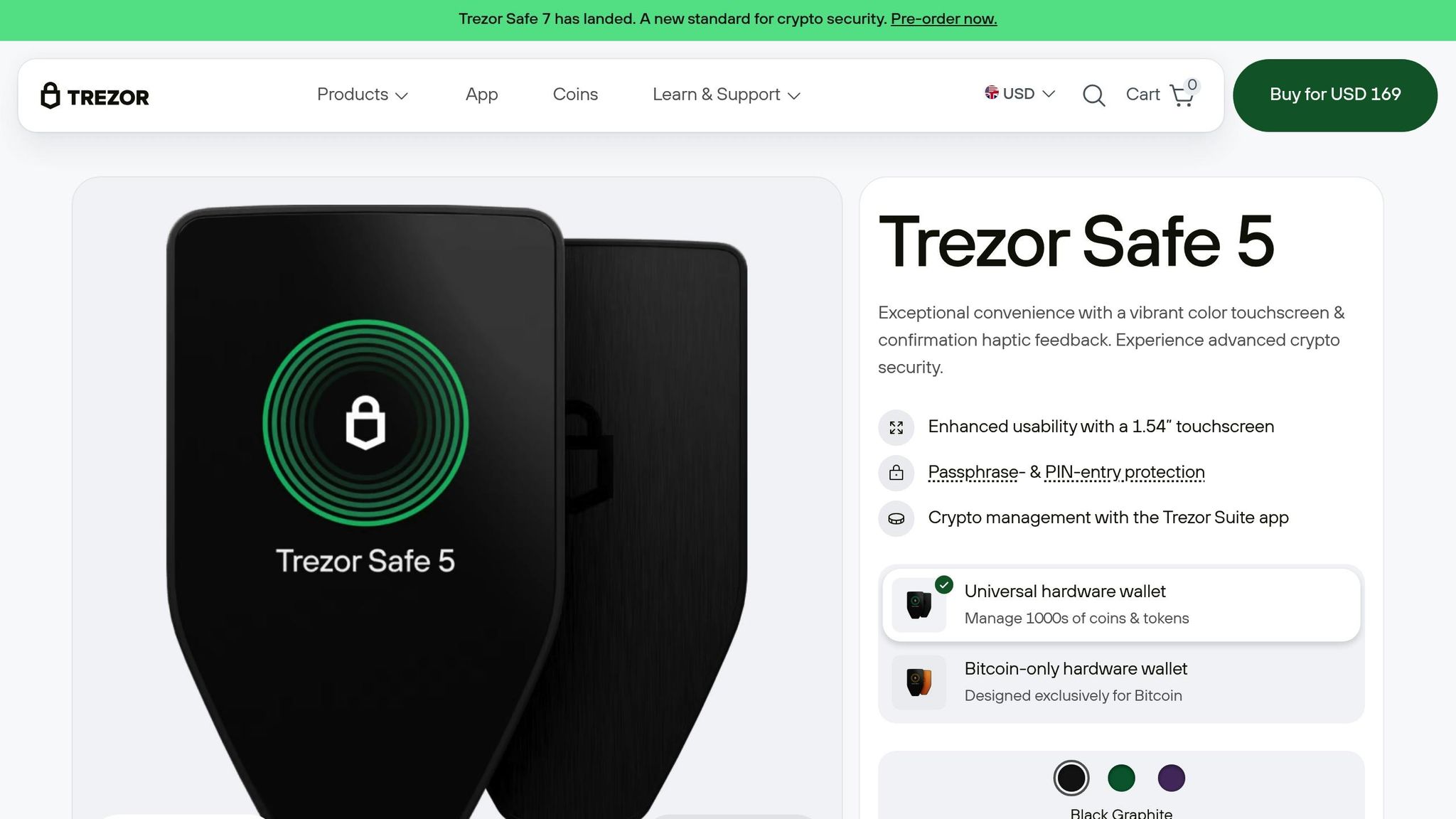 Trezor Safe 5