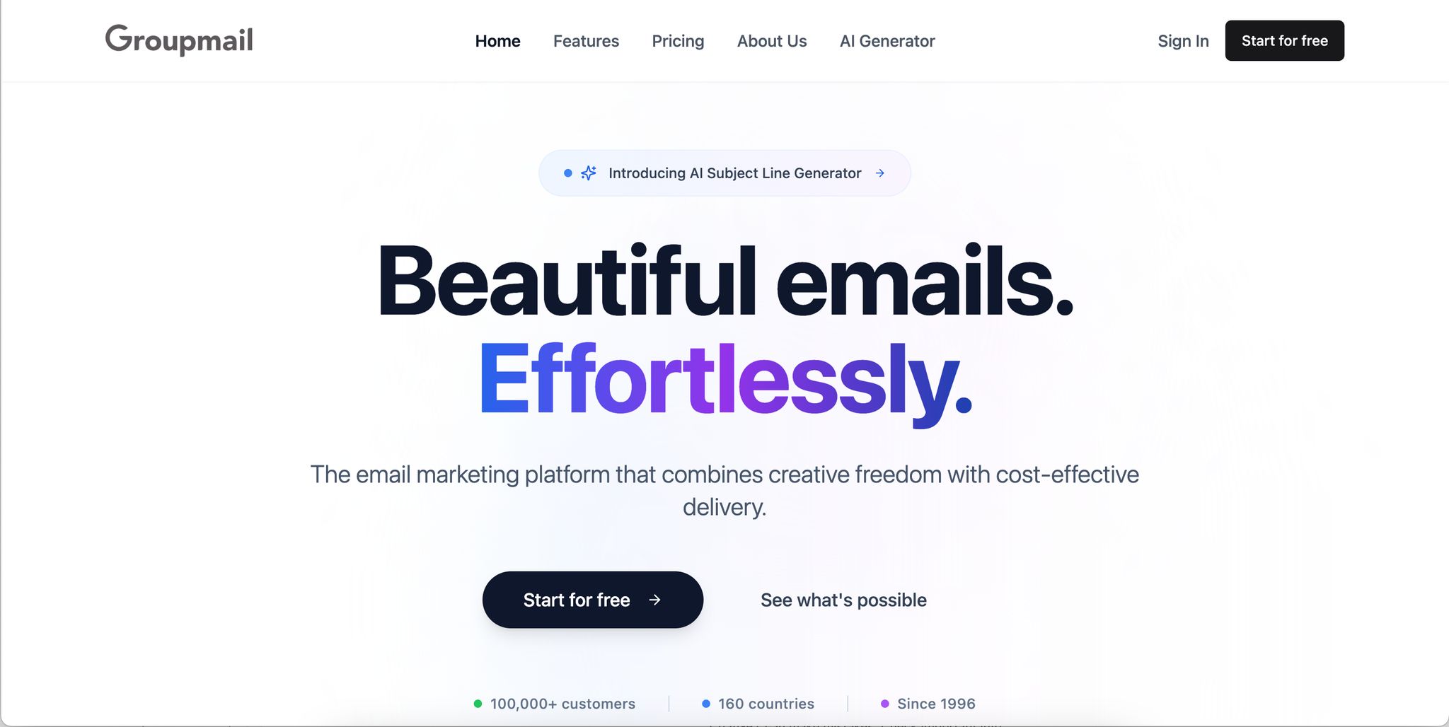 Groupmail - Smarter Email Marketing