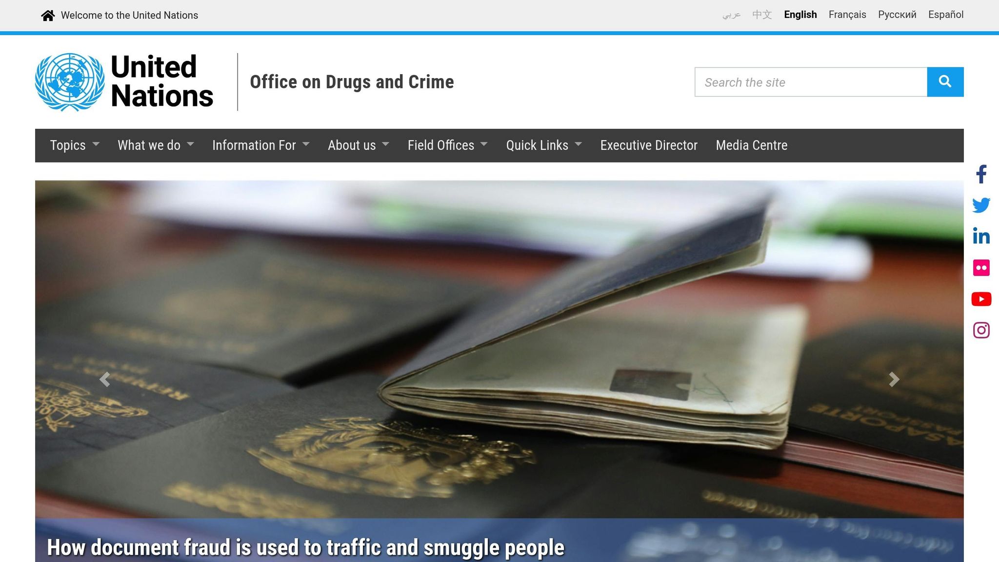 United Nations Office on Drugs and Crime