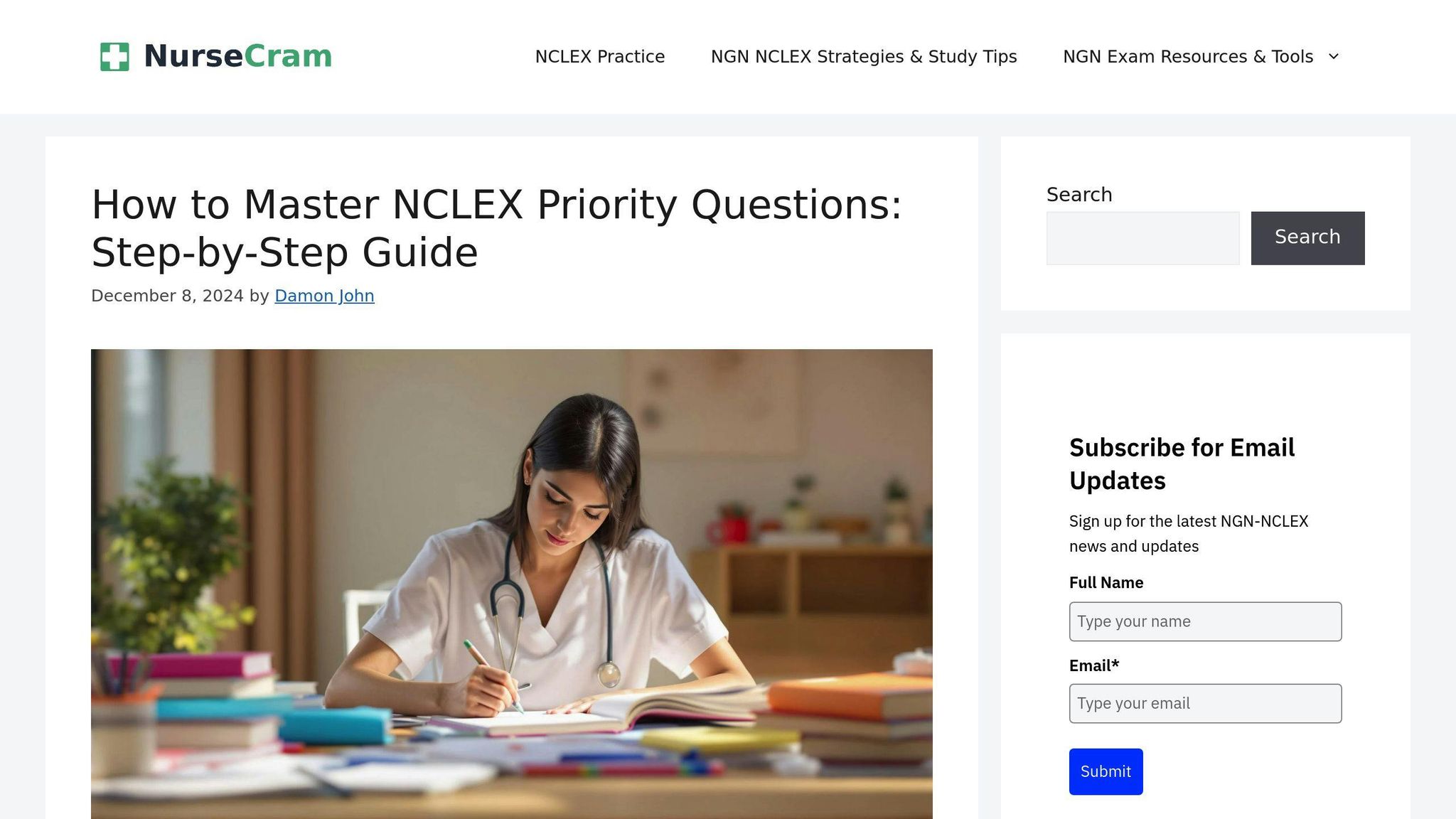 Nurse Cram NCLEX Exam Review