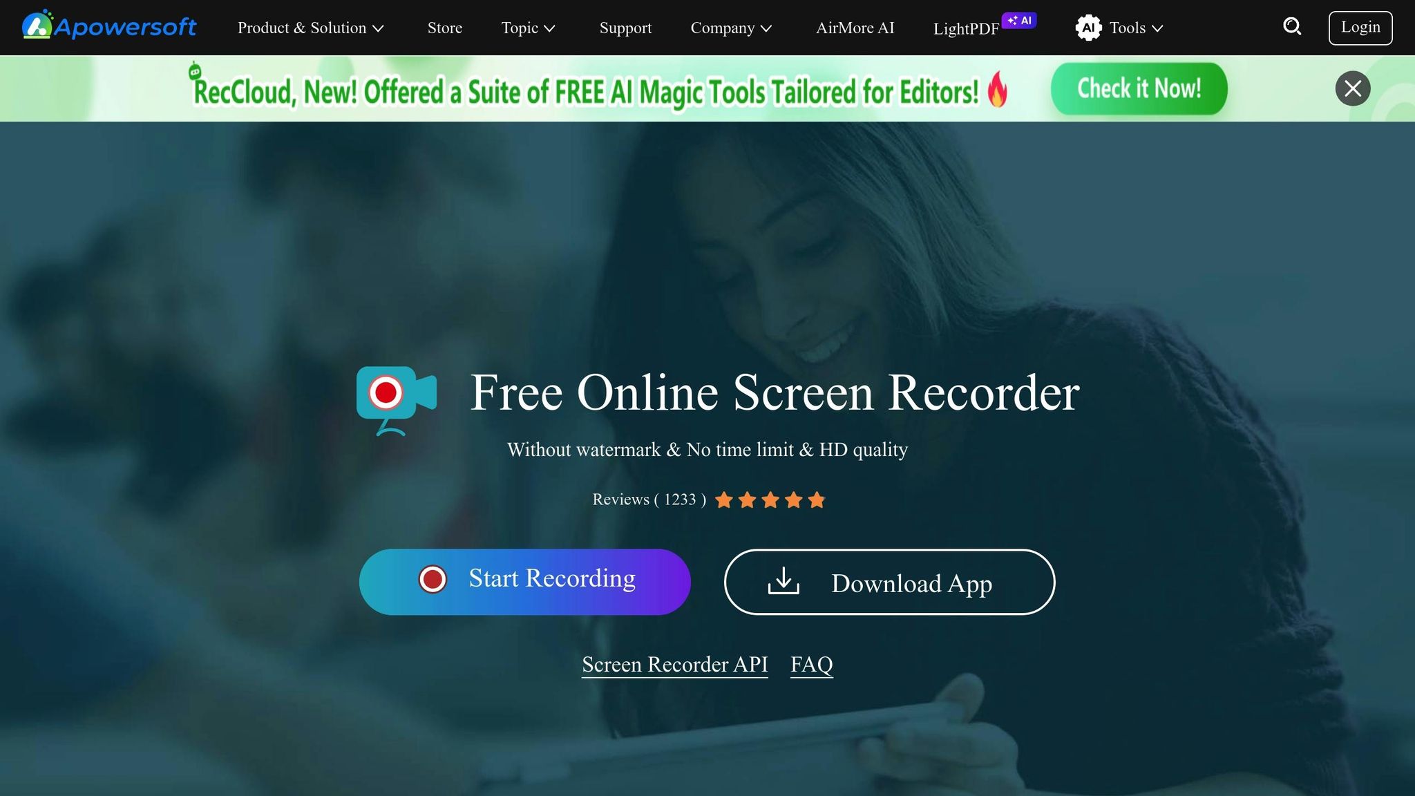Apowersoft Online Screen Recorder