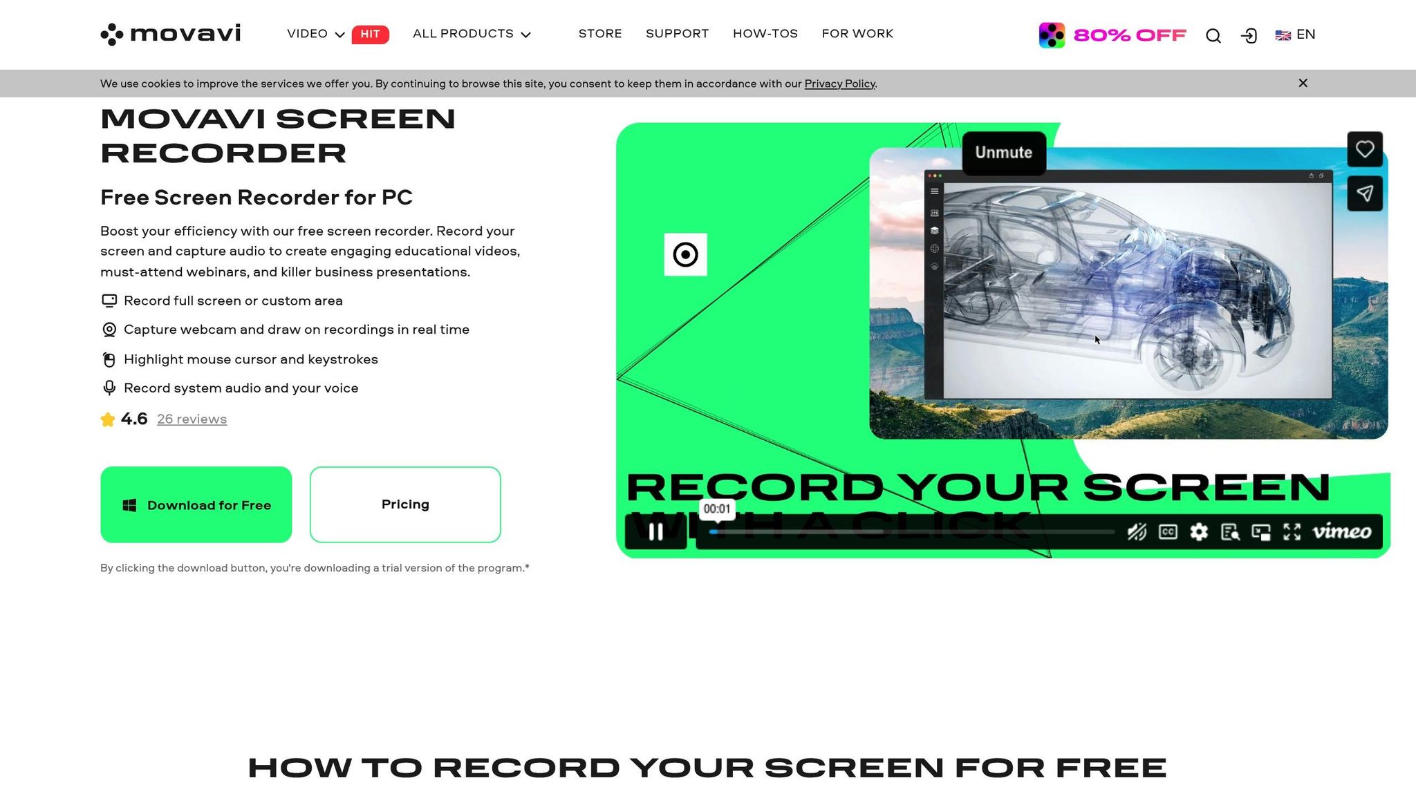 Movavi Online Screen Recorder