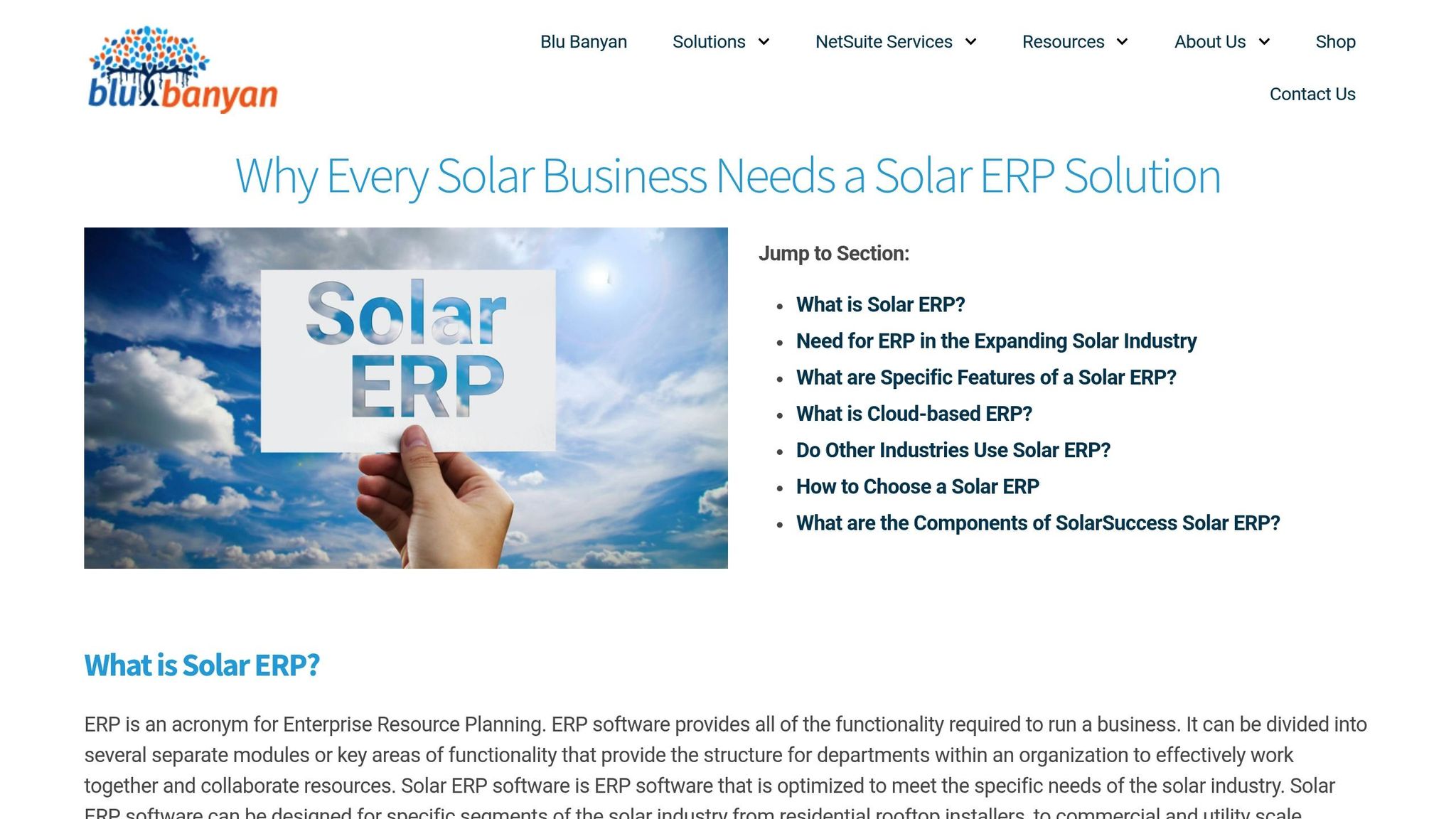 SolarSuccess ERP