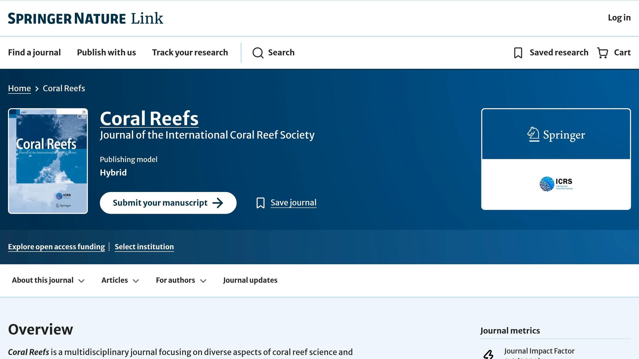 Coral Reefs