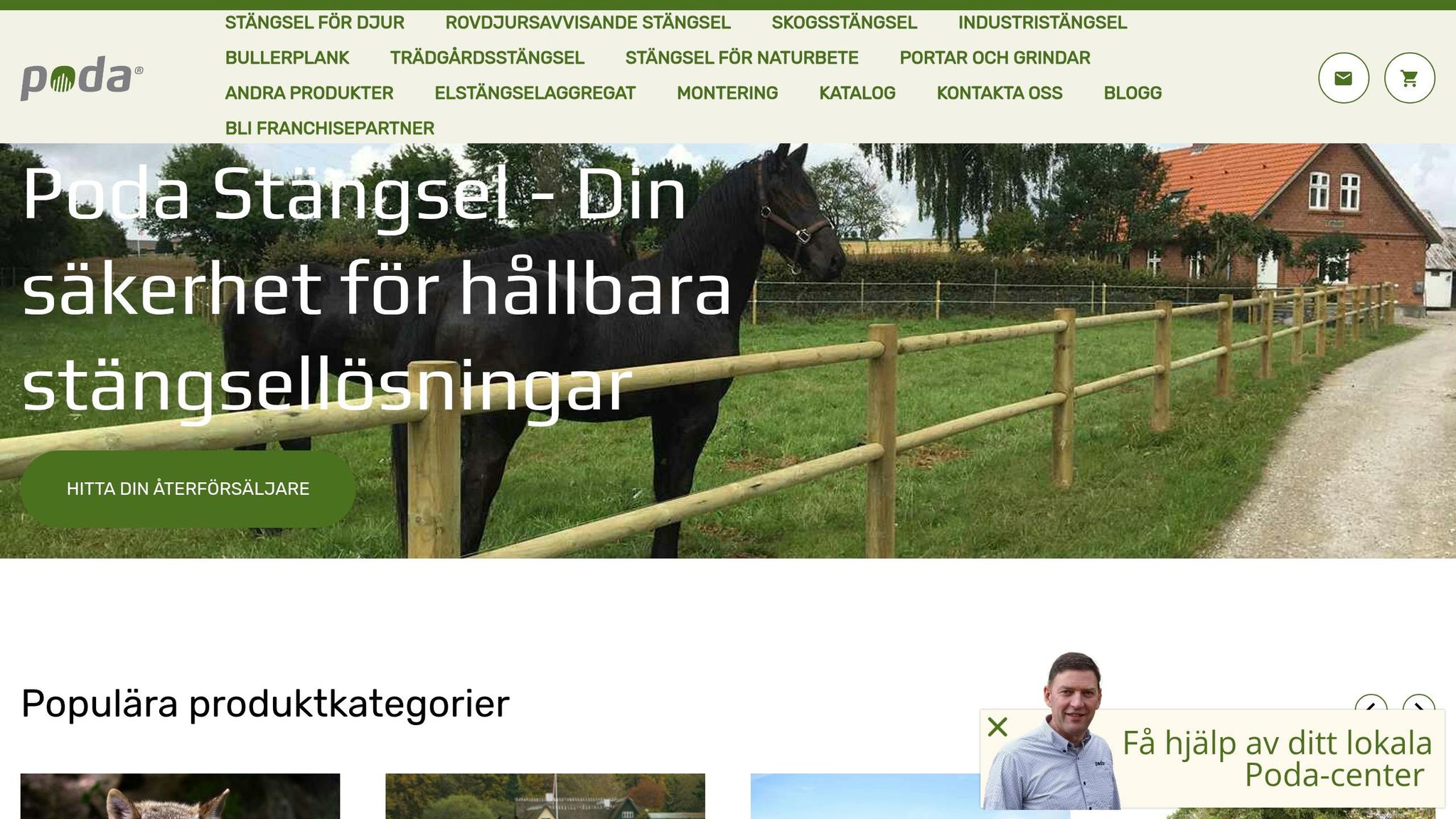 Poda Stängsel