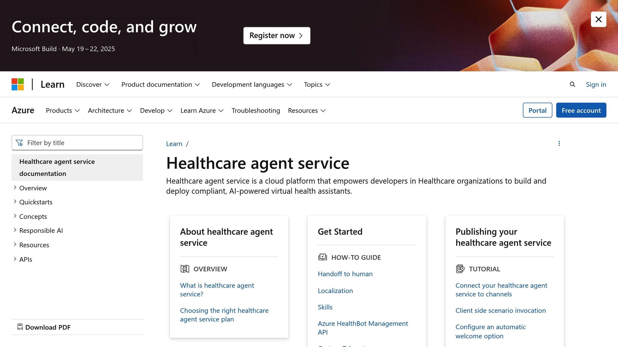 Microsoft Azure Health Bot