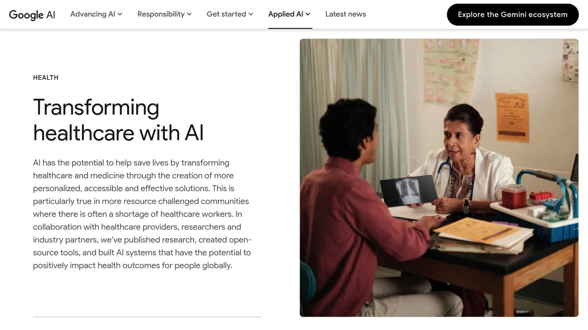 Google Health AI
