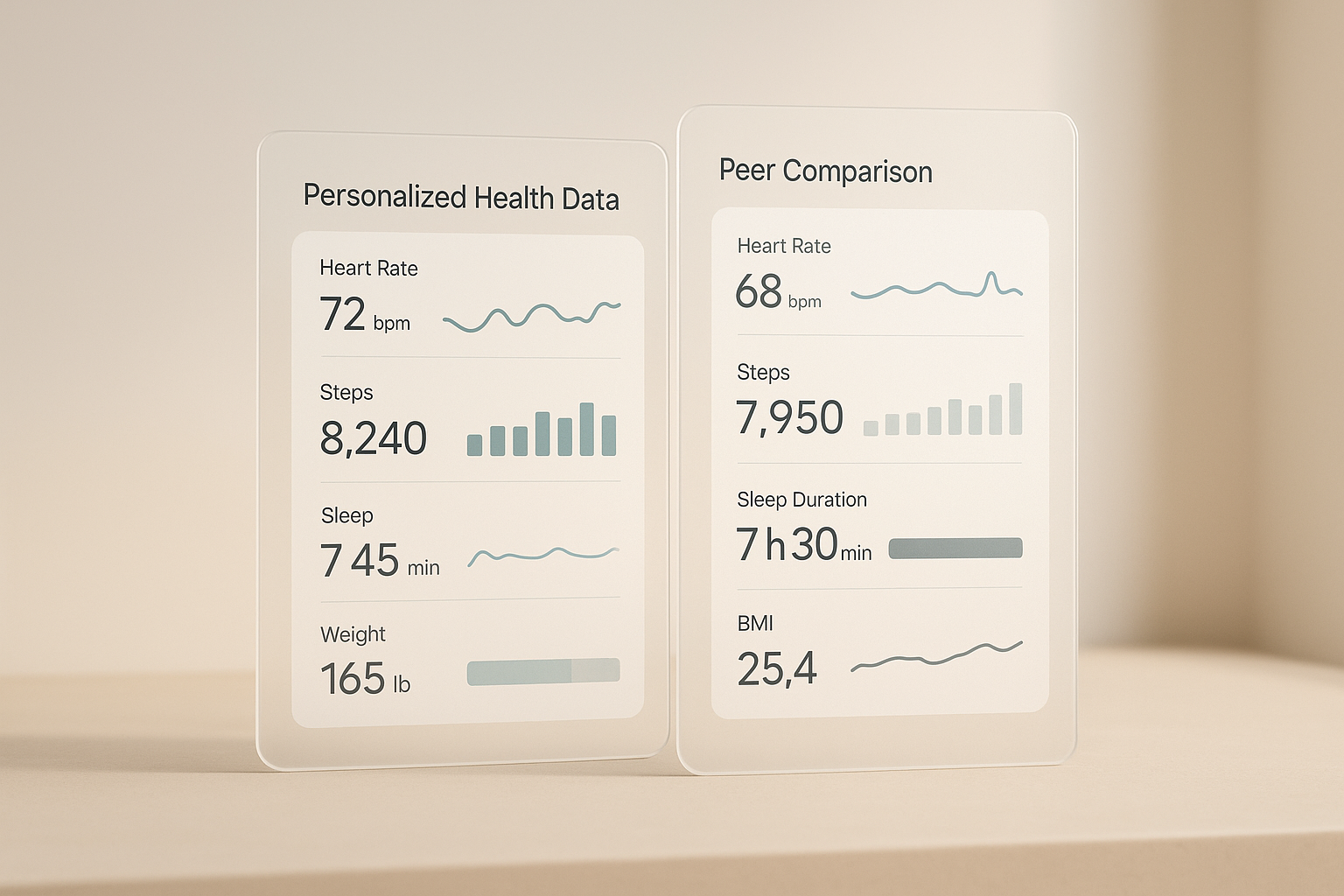 Personalized vs. Peer Health Benchmarks