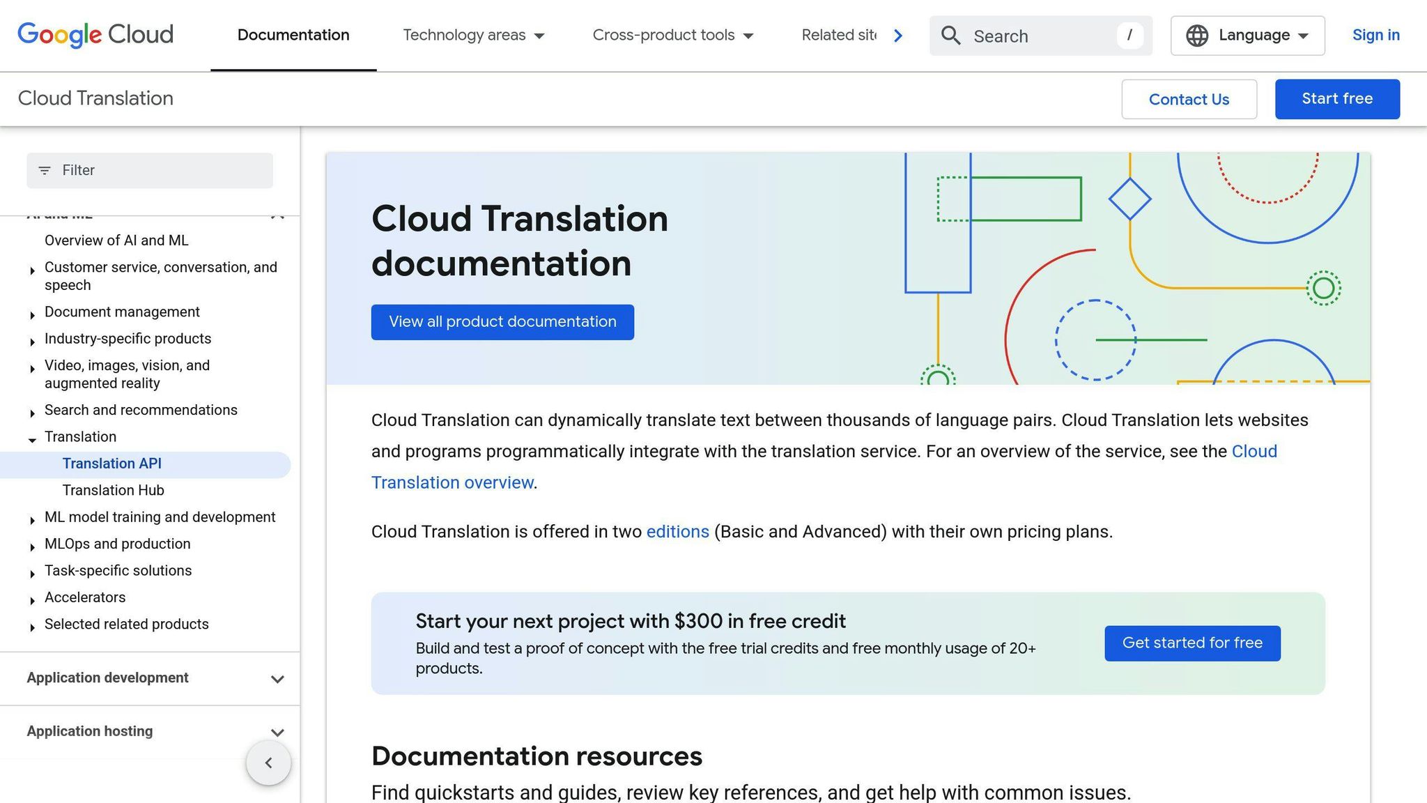 Google Translate API