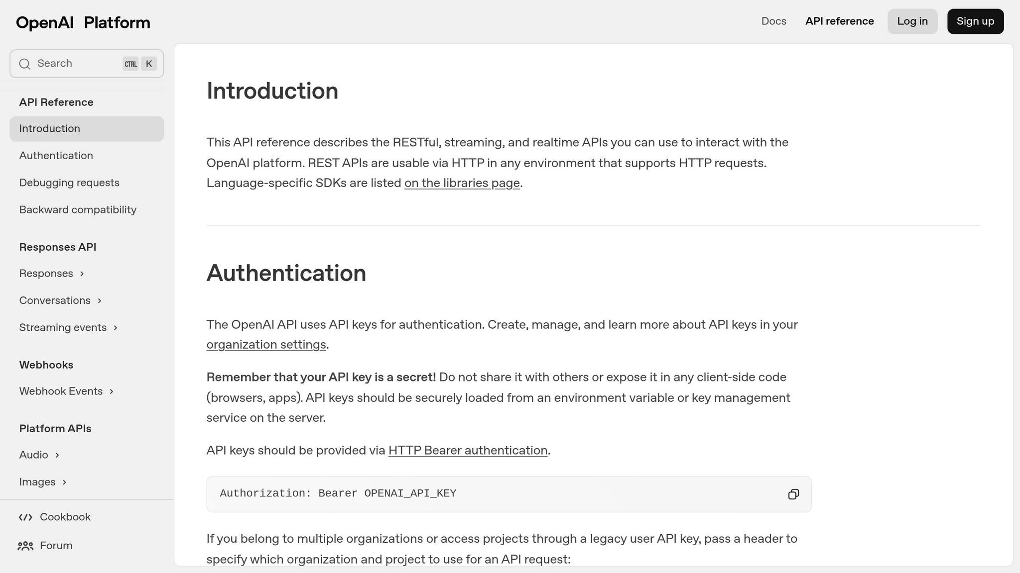 ChatGPT API