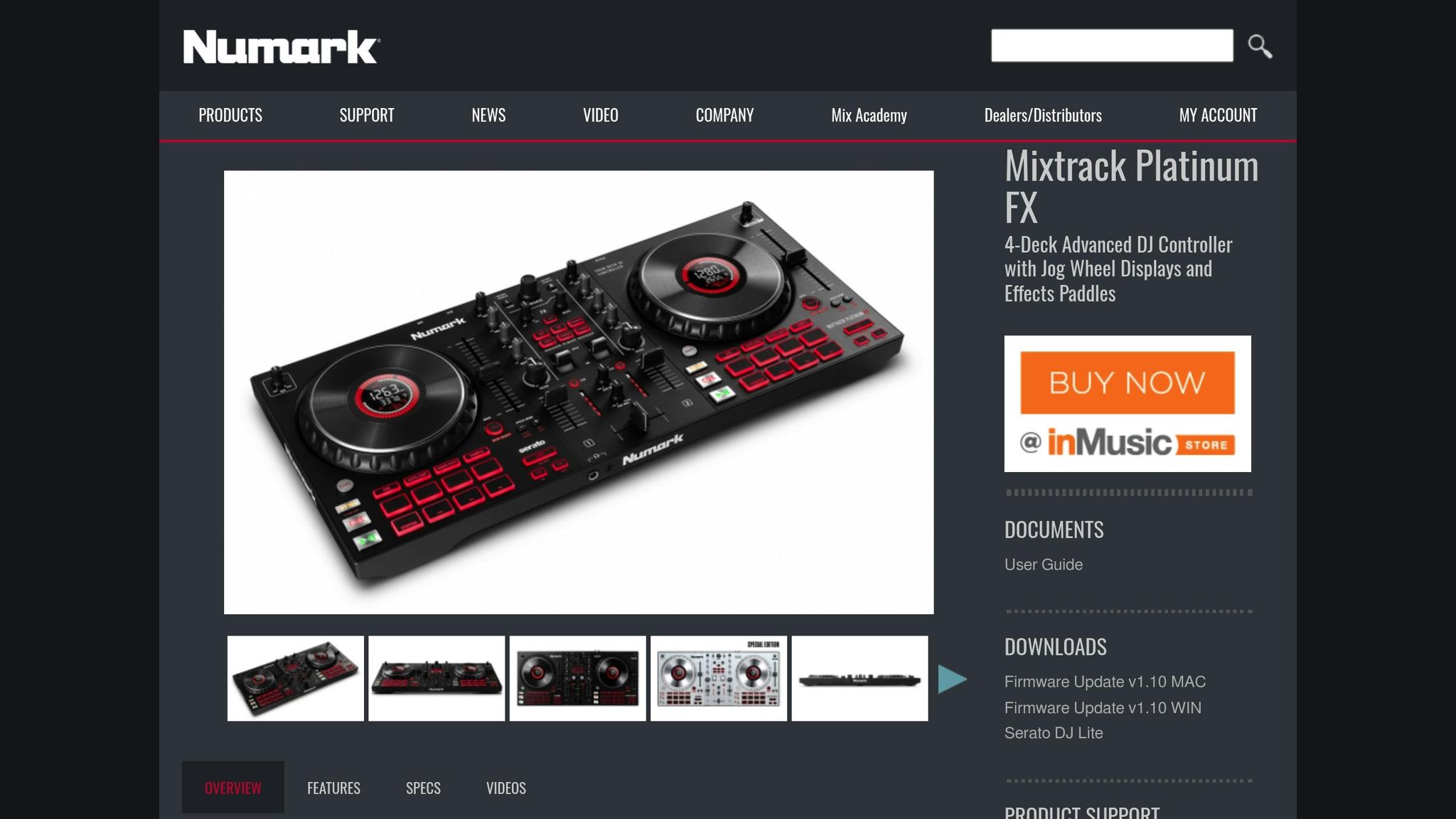 Numark Mixtrack Platinum FX