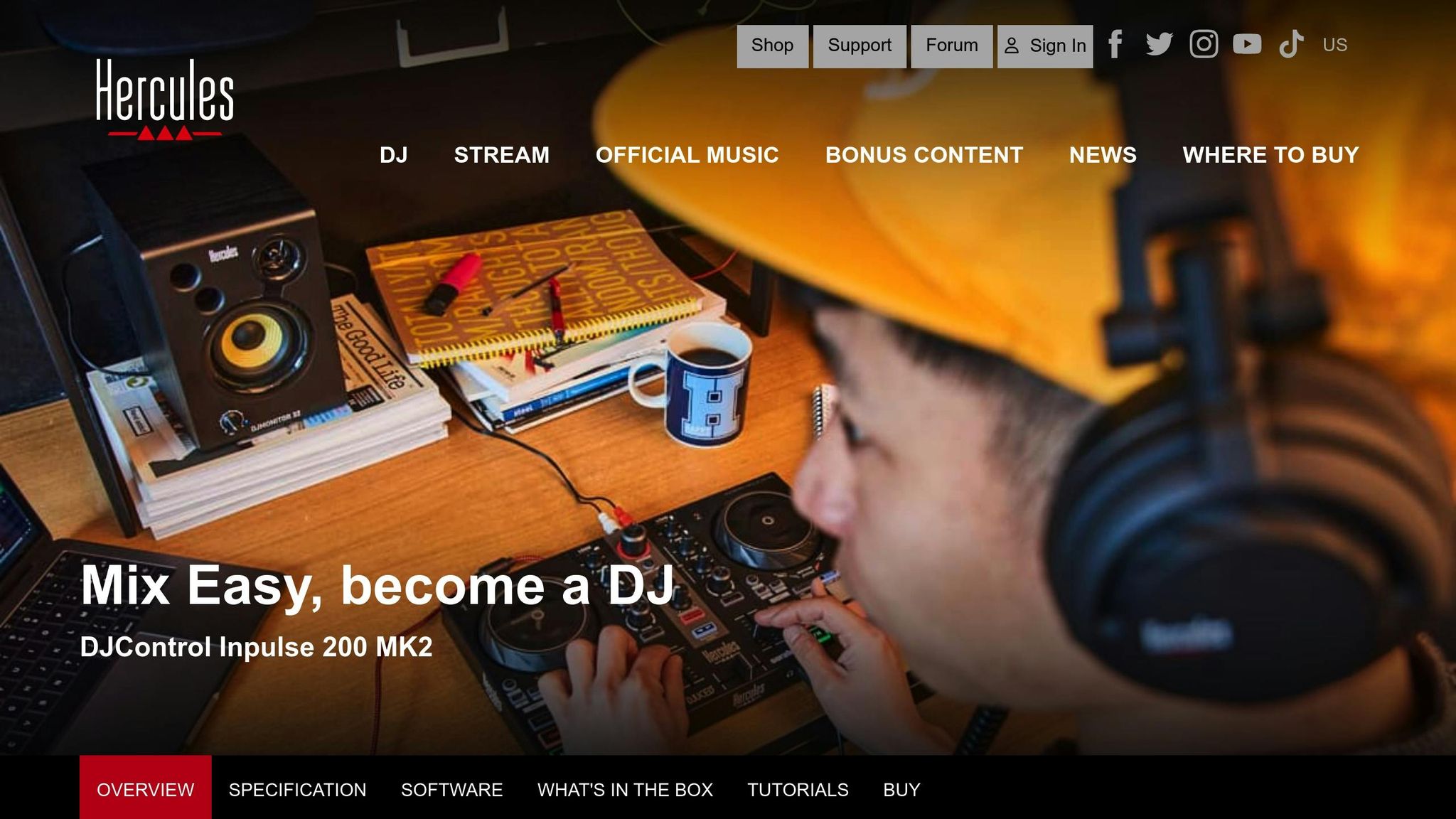 Hercules DJControl Inpulse 200 MK2